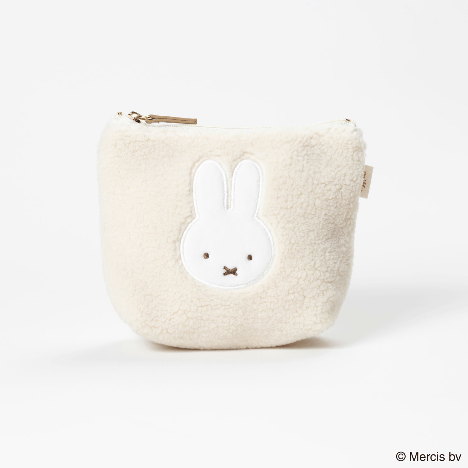 BRUNA BOA 台形ポーチ アイボリー ミッフィー