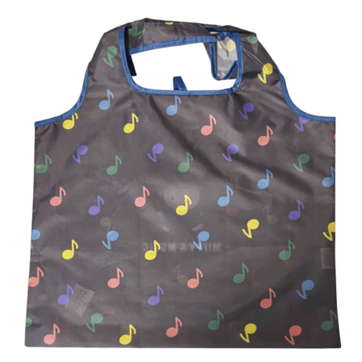 くるくるショッピングバッグ ミッフィ―＆ミュージック ブラック - 画像2