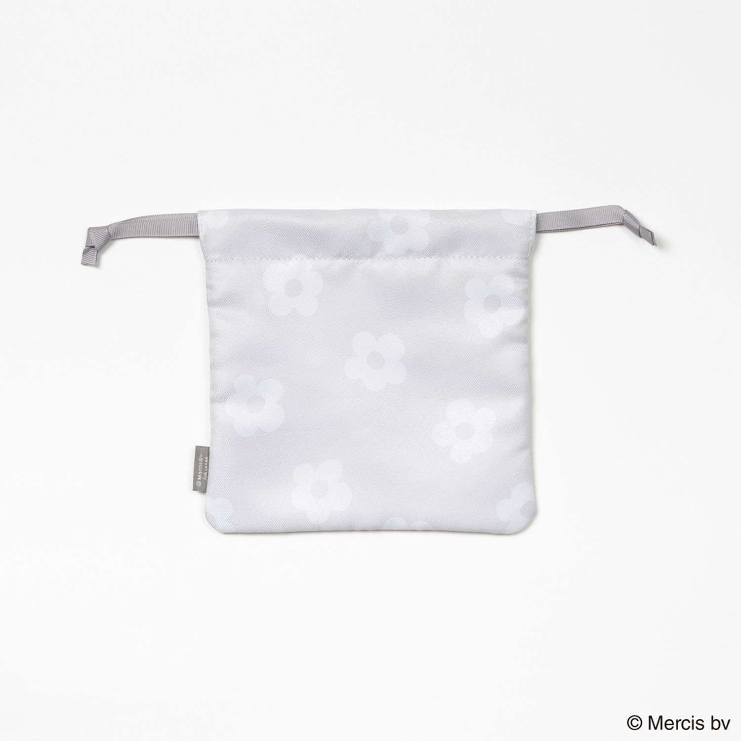 MIFFY FLOWER 巾着 グレー ミッフィー - 画像2