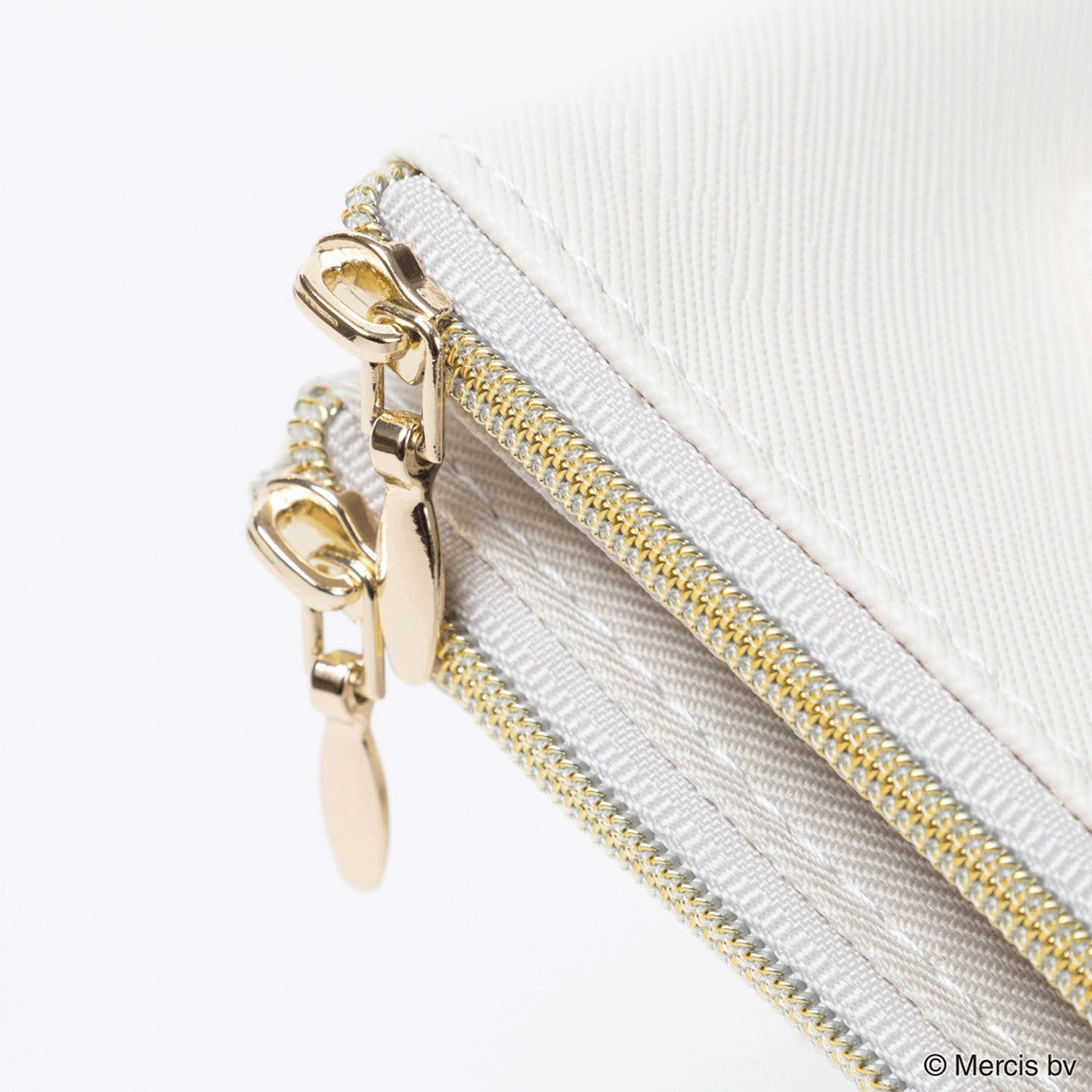 BRUNA BOA APPLIQUE 二つ折りポーチ アイボリー - 画像6