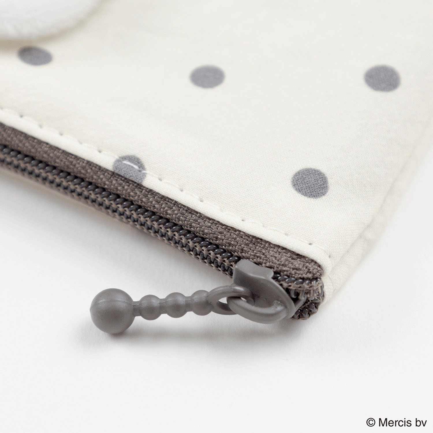 MIFFY DOT＆MASCOT ミニフラットポーチ アイボリー - 画像4