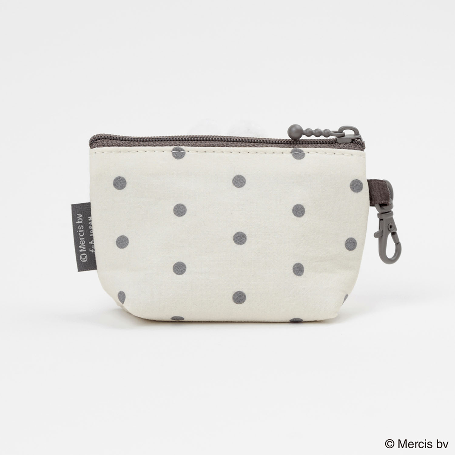 MIFFY DOT＆MASCOT マイクロ台形ポーチ アイボリー - 画像2