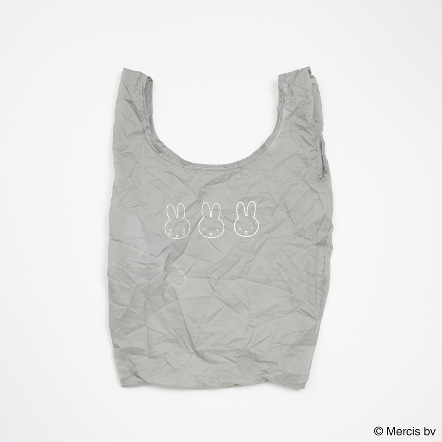 MIFFY Face Minimini ショッピングバッグS グレー - 画像1