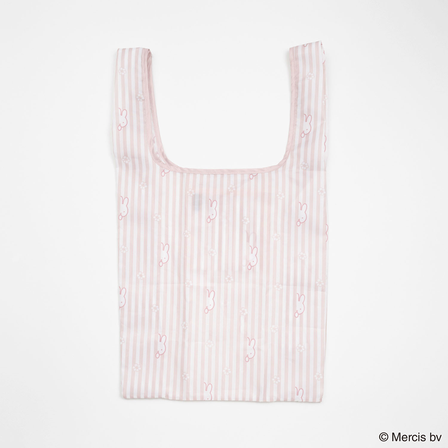 MIFFY STRIIPE ショッピングバッグS ピンク - 画像1