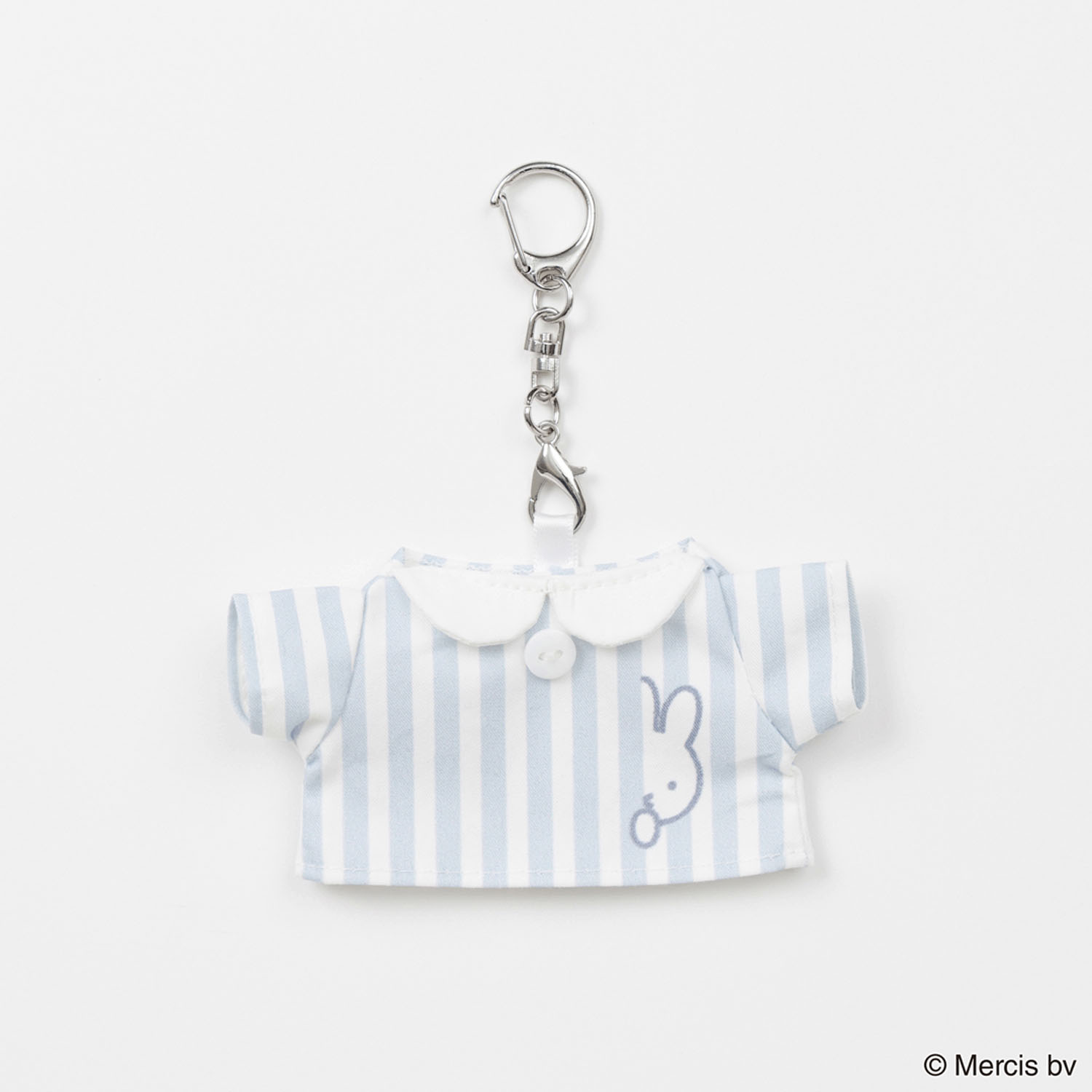 MIFFY STRIIPE MINI Tシャツチャーム ブルー - 画像1