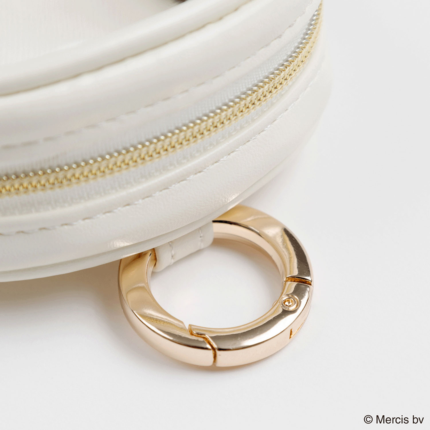 MIFFY FLOWER PVCマイクロミニスクエアポーチ アイボリー - 画像5