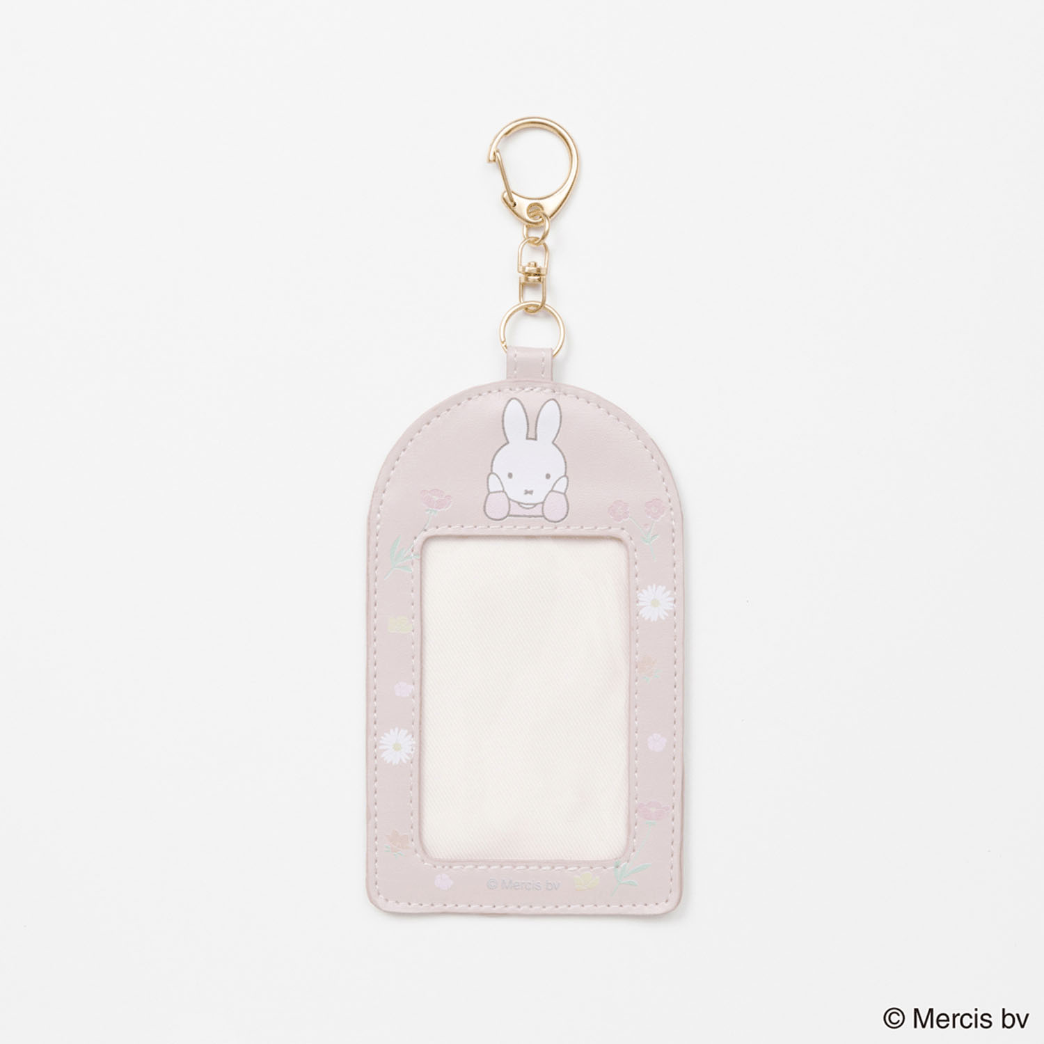 MIFFY FLOWER PVCパスケース ピンク - 画像1