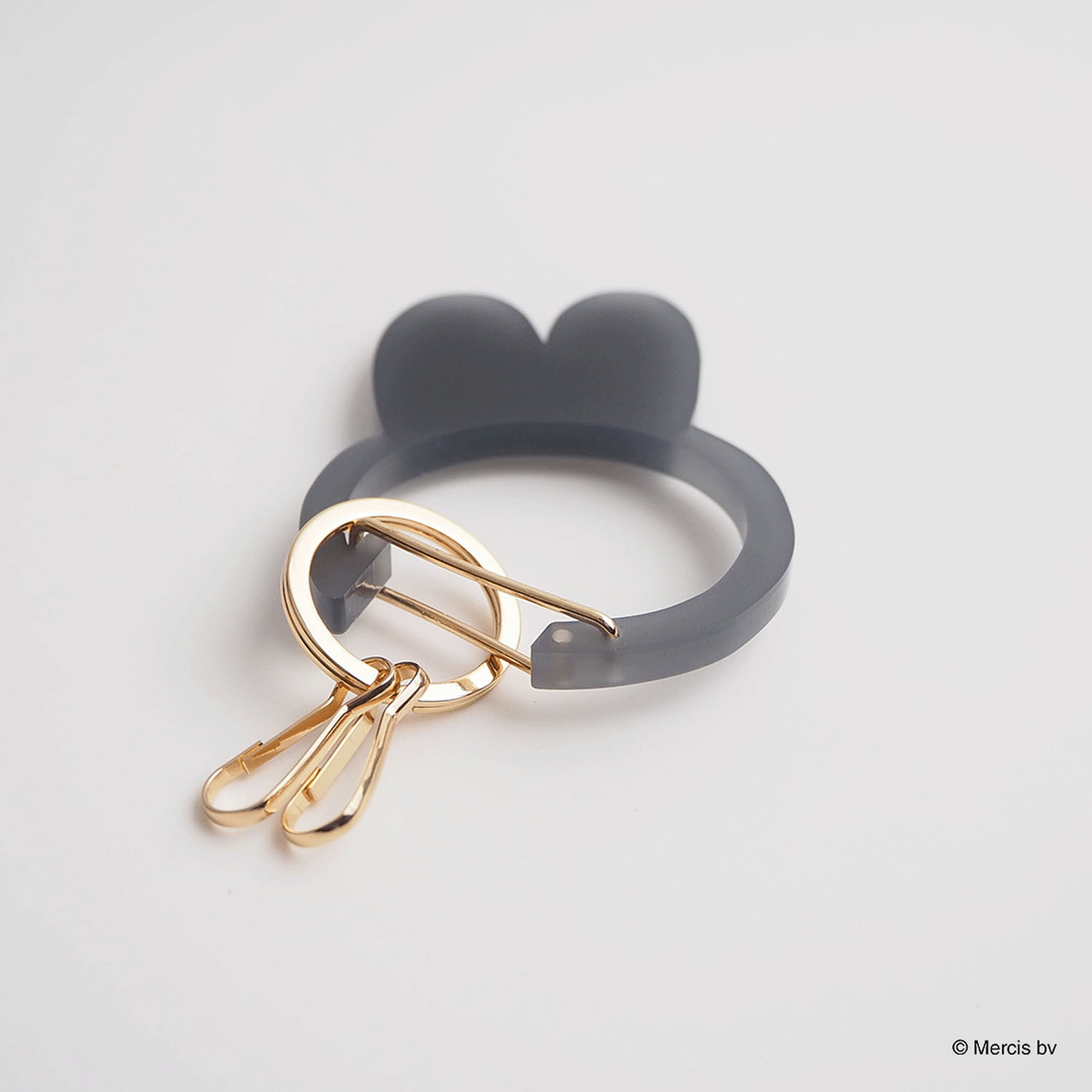 MIFFY CARABINER フェイスカラビナ グレー - 画像2