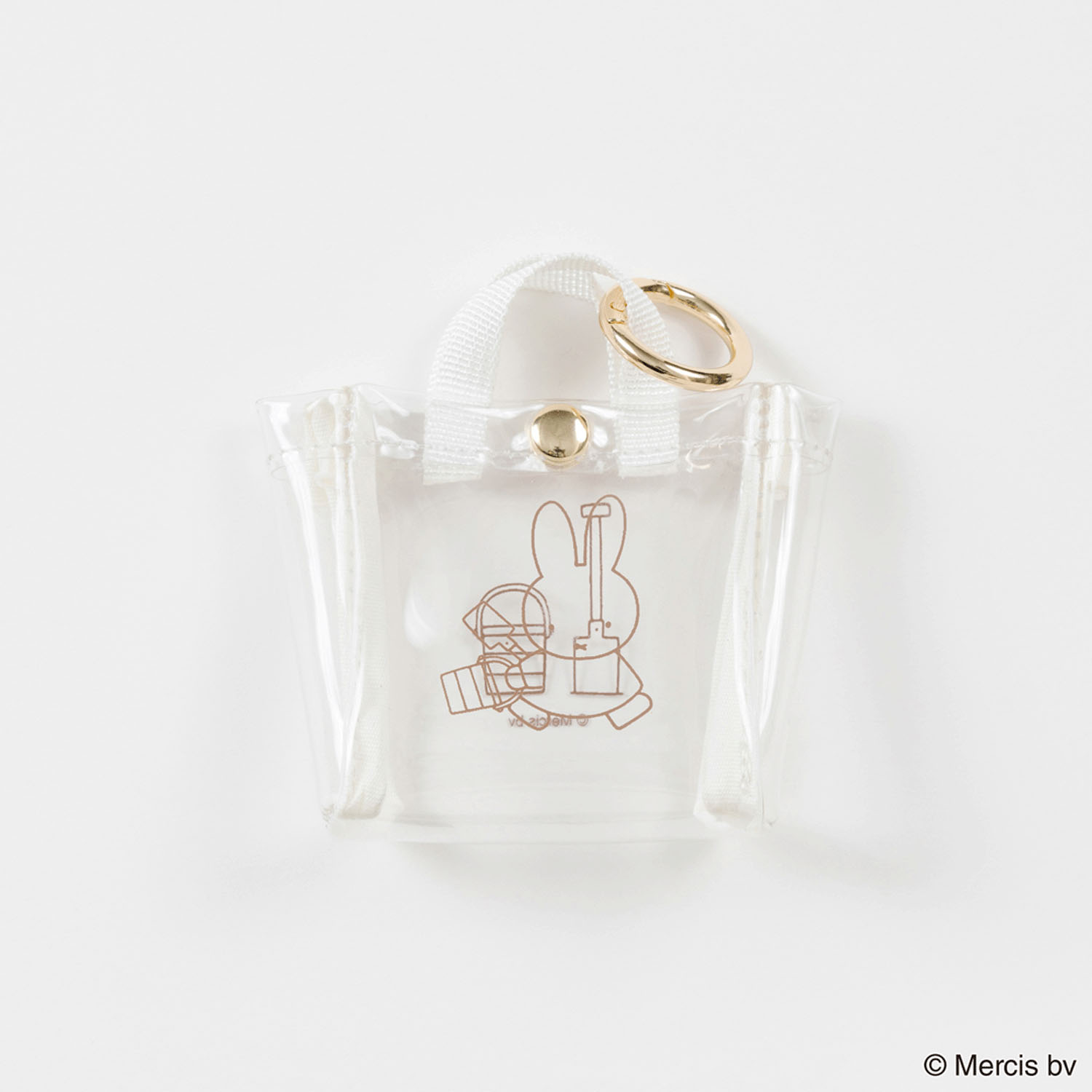 BASIC MINI SS PVCトートチャーム アイボリー - 画像2