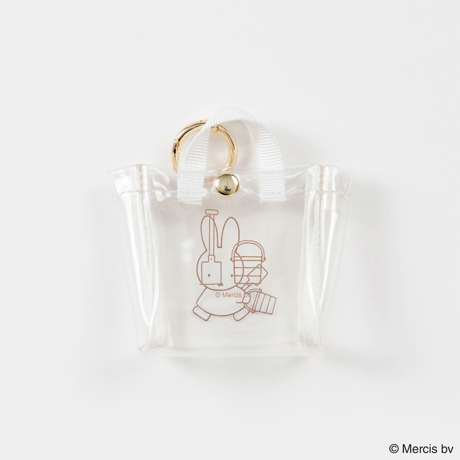 BASIC MINI SS PVCトートチャーム アイボリー - 画像1