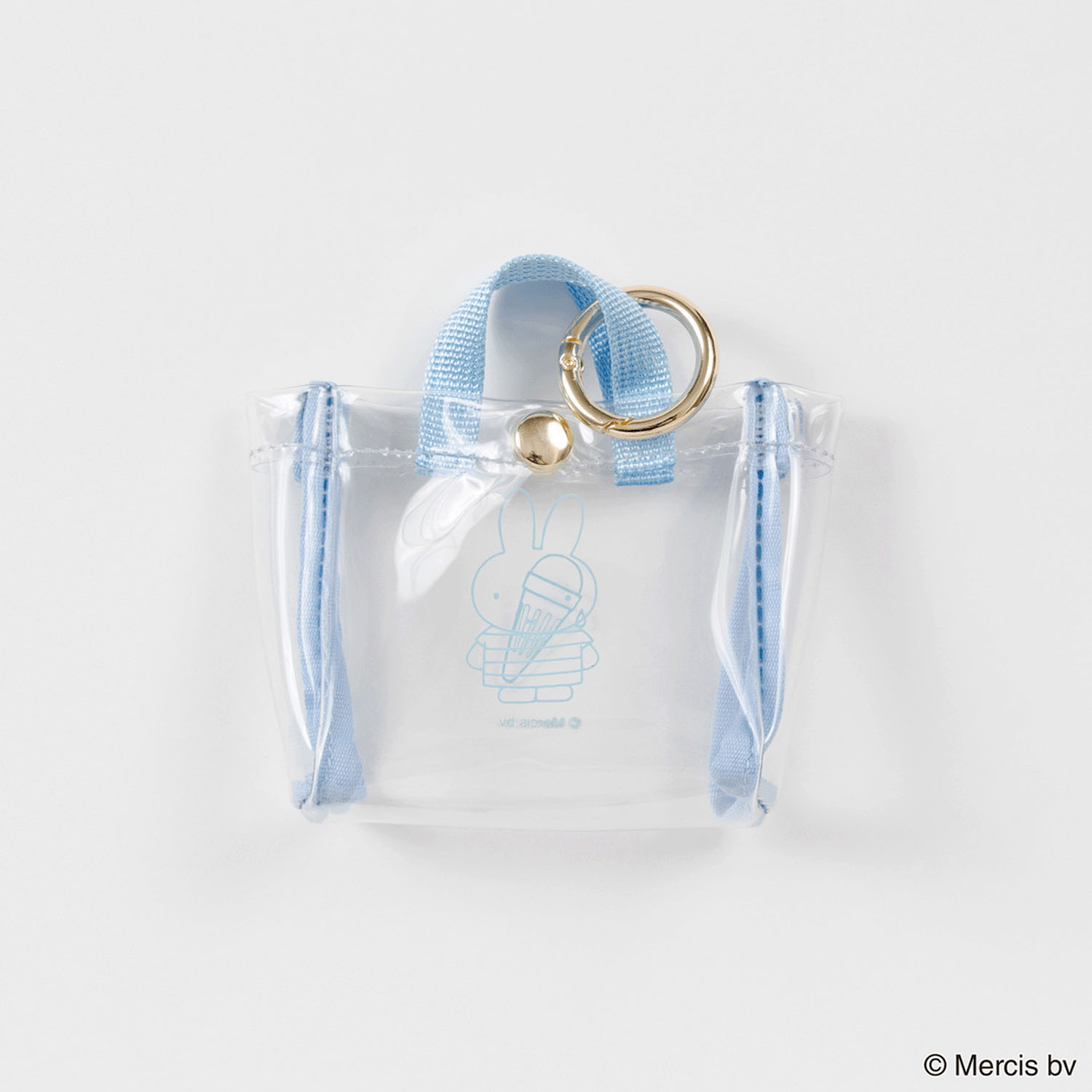 BASIC MINI SS PVCトートチャーム ブルー - 画像2