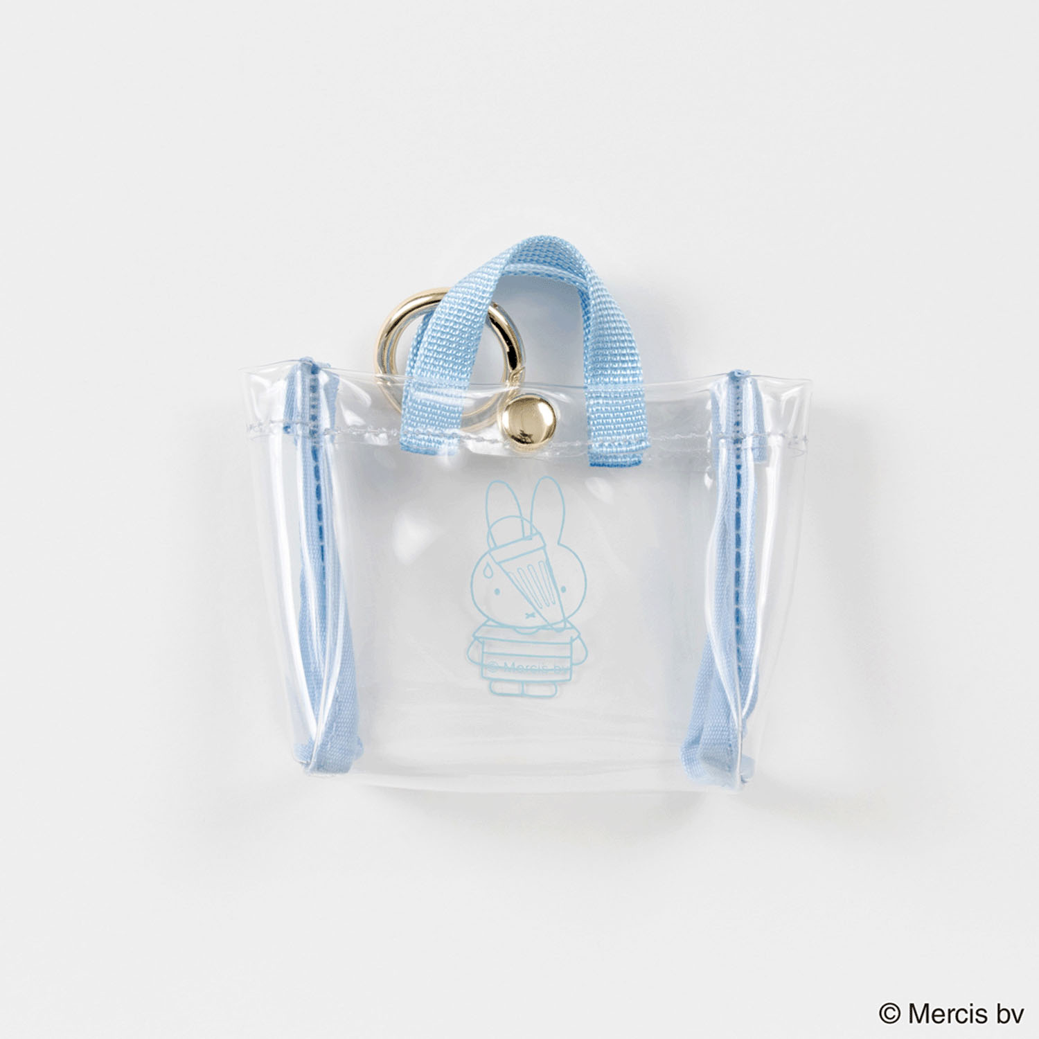 BASIC MINI SS PVCトートチャーム ブルー - 画像1