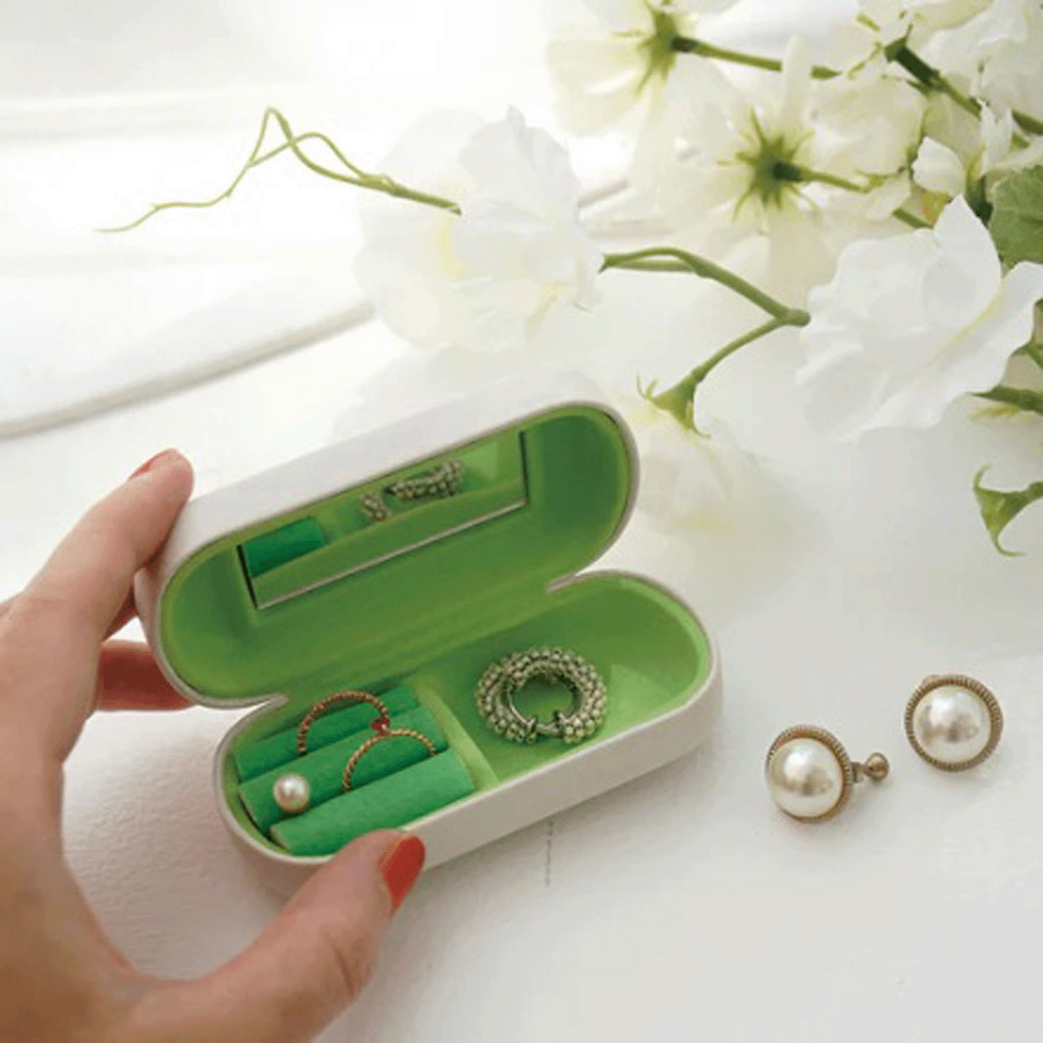 ミッフィー キャリングコンパクトミラーケース （Dick Bruna） STRAWBERRY - 画像3