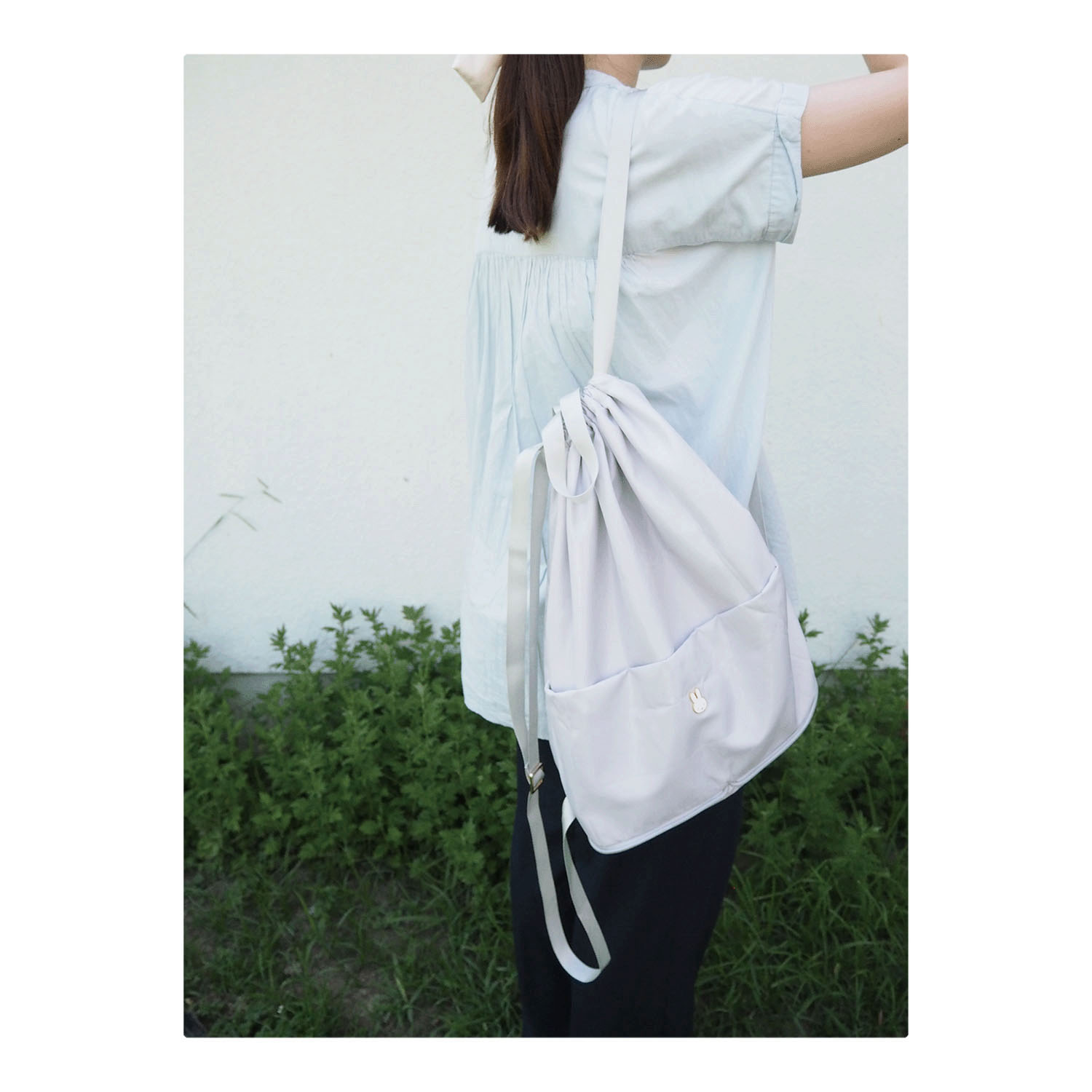 ミッフィー バッグサック グレー - 画像5