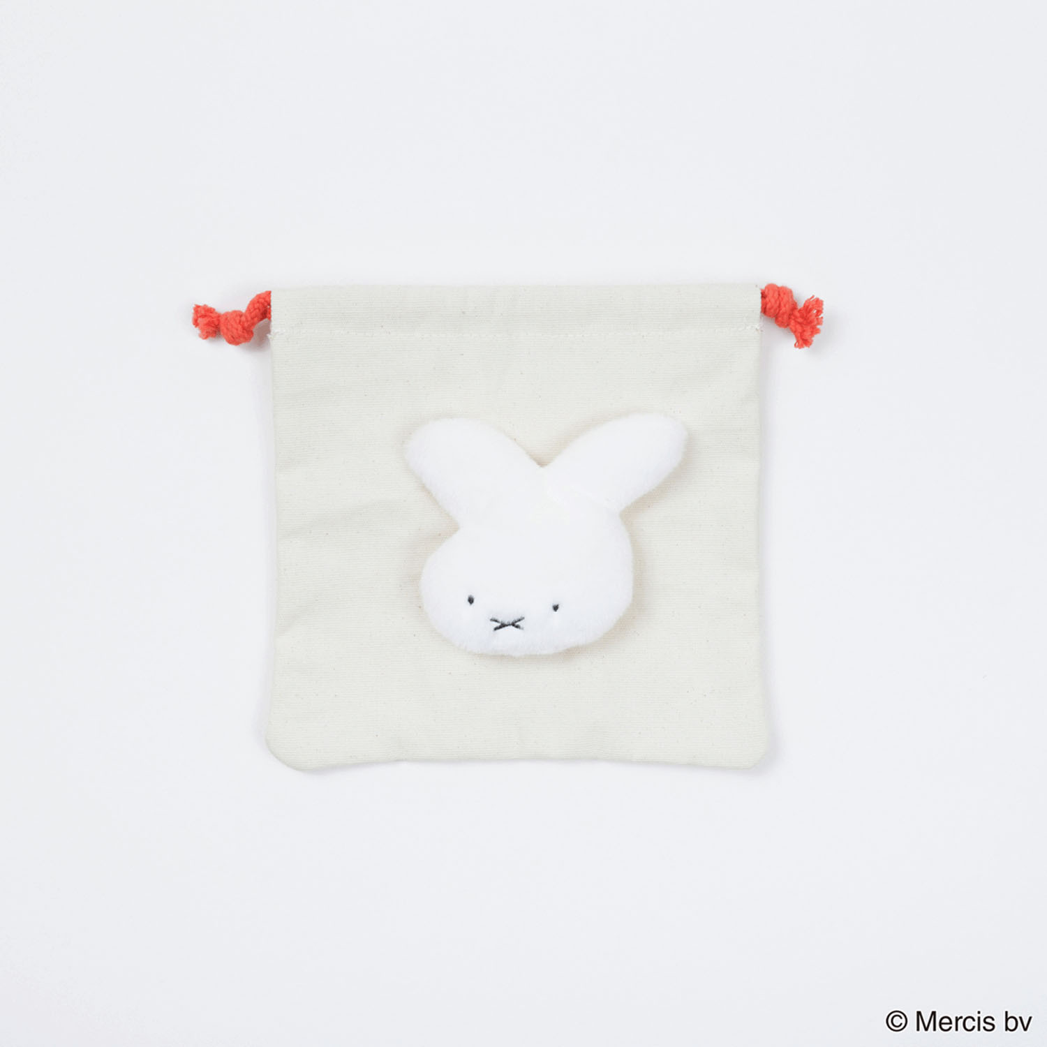 ミッフィー 70th ナインチェ マスコット巾着 ブルーナレッド - 画像1