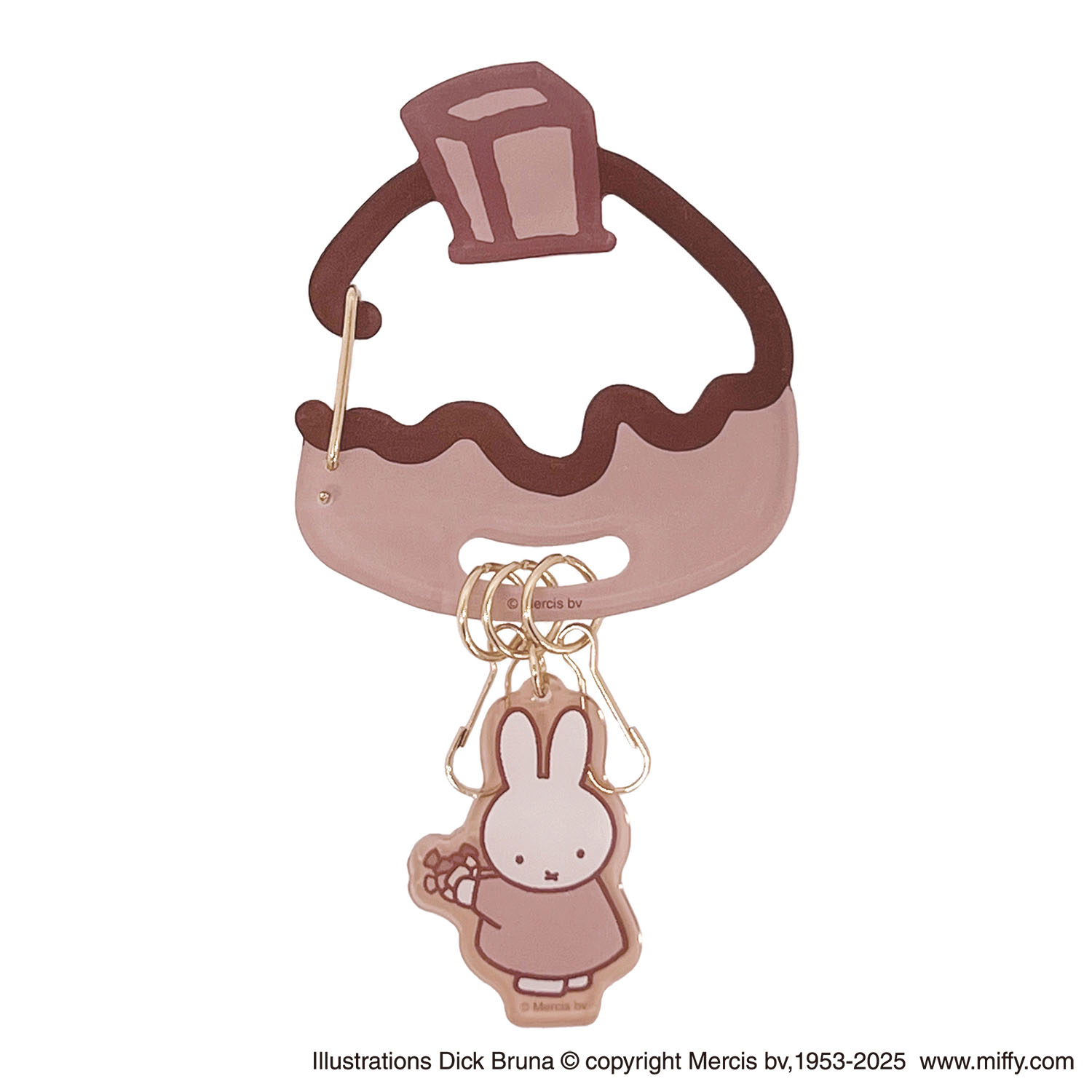 ミッフィー キーリング チョコレート - 画像1
