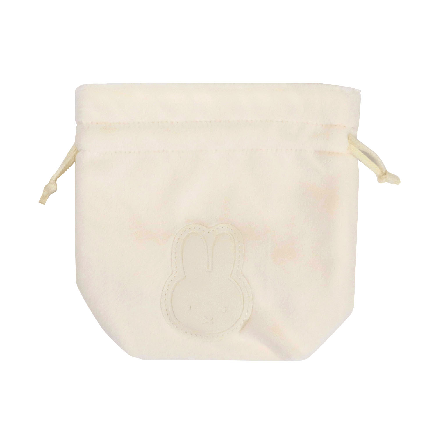 ミッフィー 巾着袋 アイボリー - 画像1