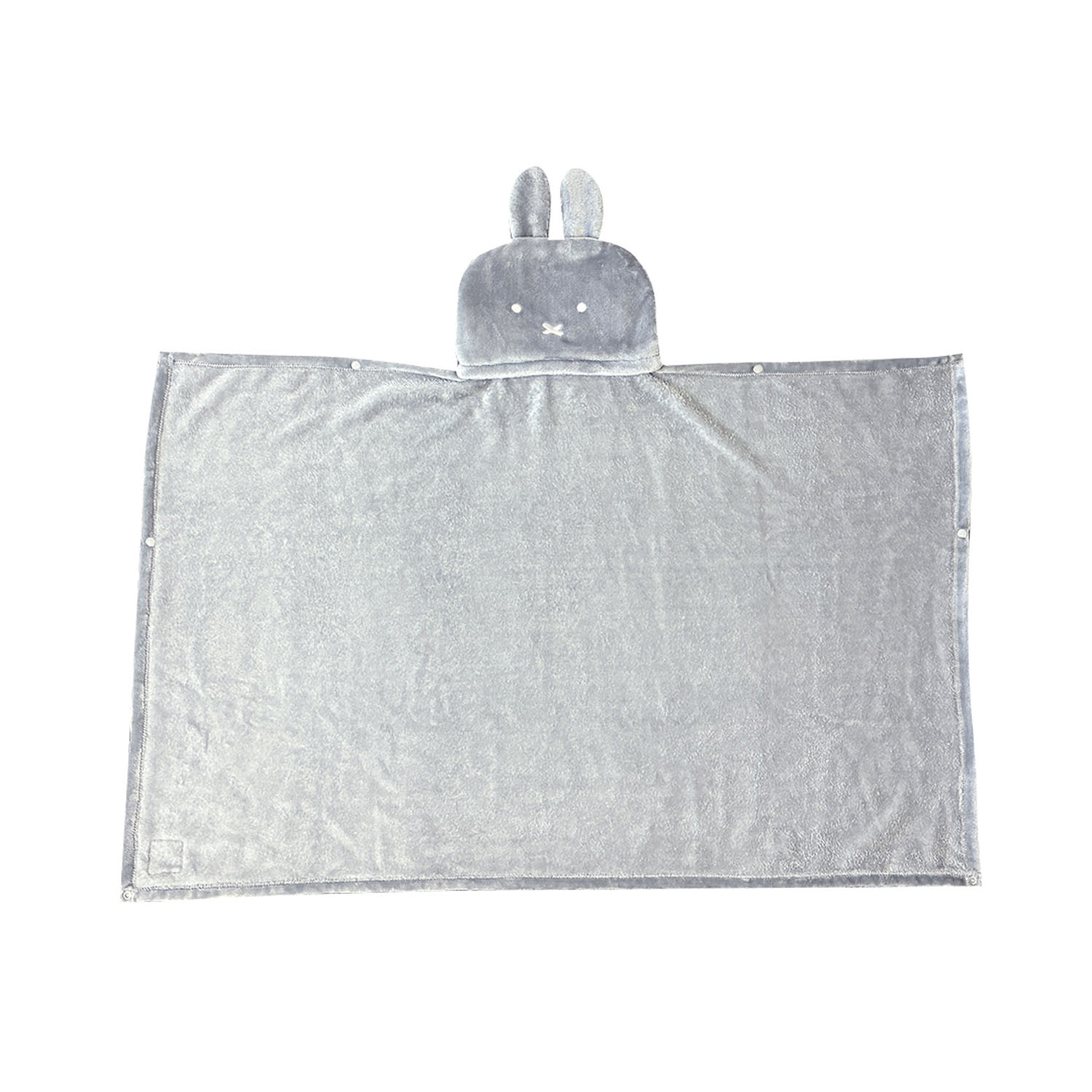 miffy ブランケットになるヘッドレストクッション GRY - 画像3