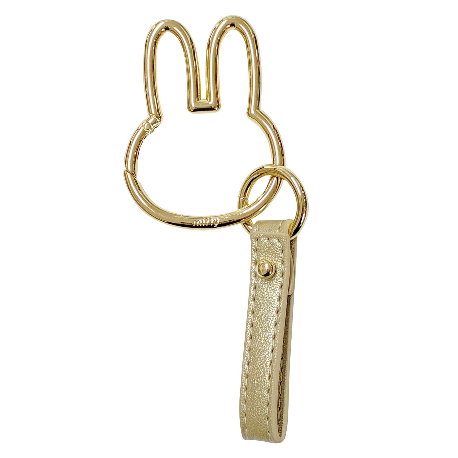 miffy カラビナ スマートキーホルダー GLD - 画像1