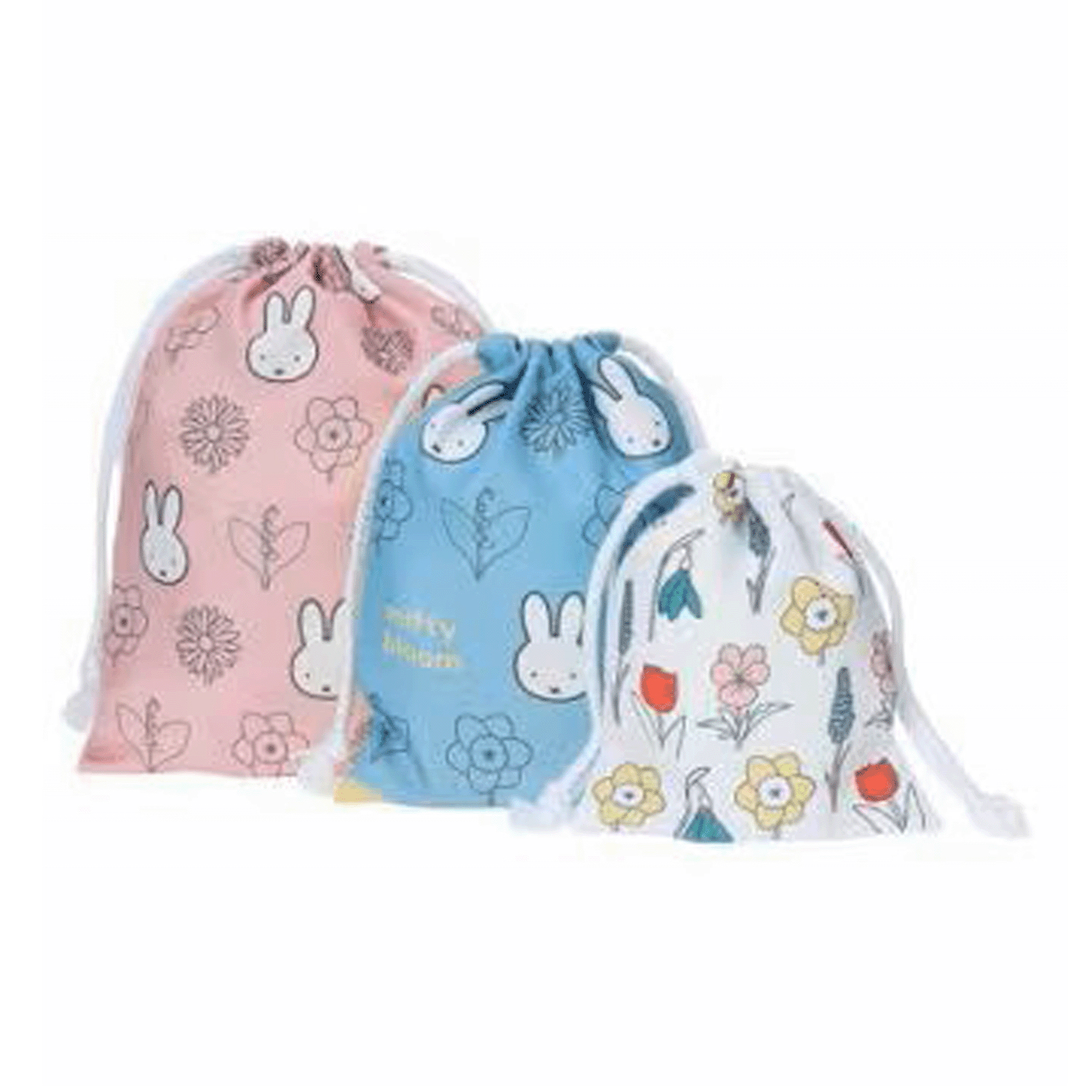 ミッフィー 3P巾着 miffy bloom - 画像2