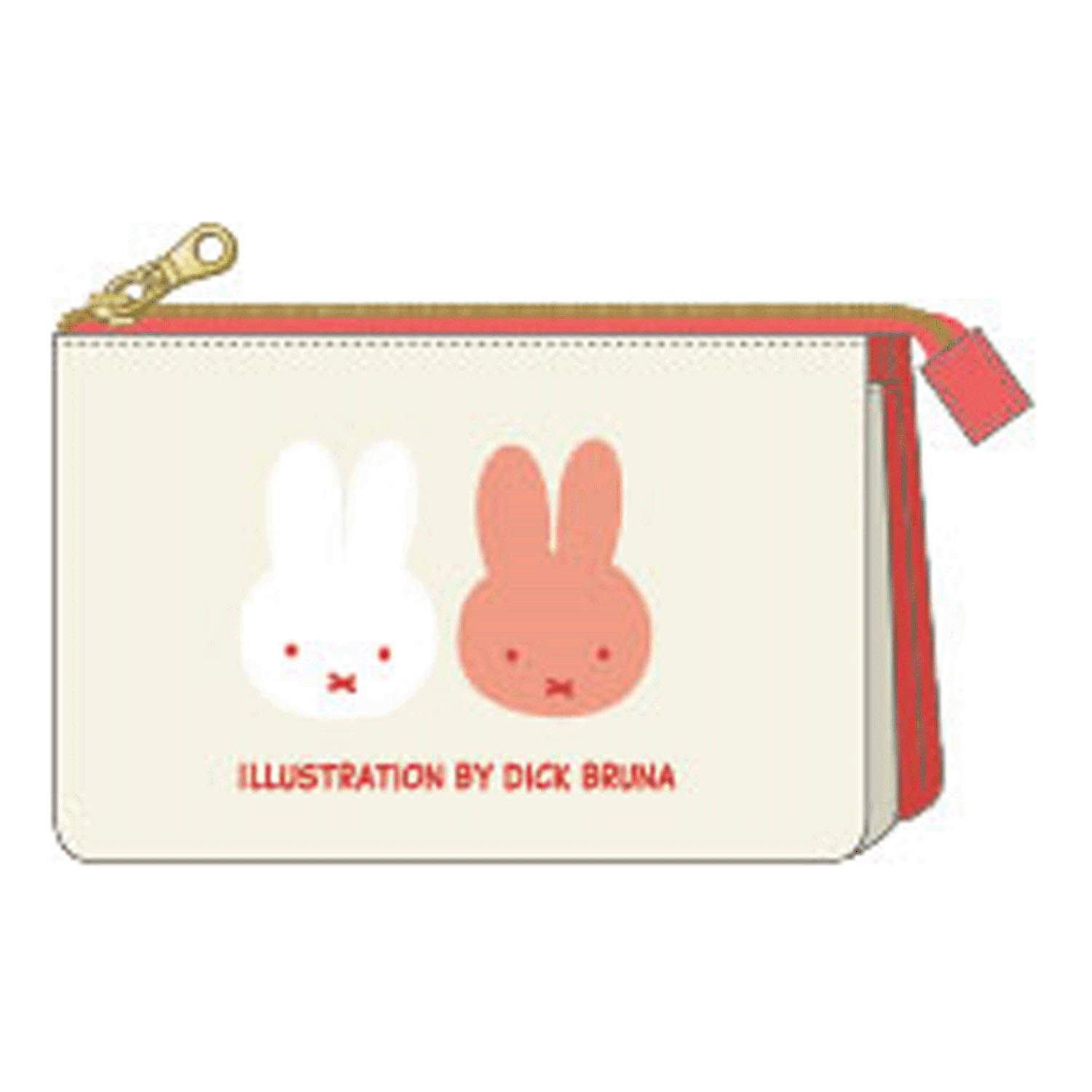 miffy 3ポケットポーチ ベーシックシリーズ ピンク - 画像1