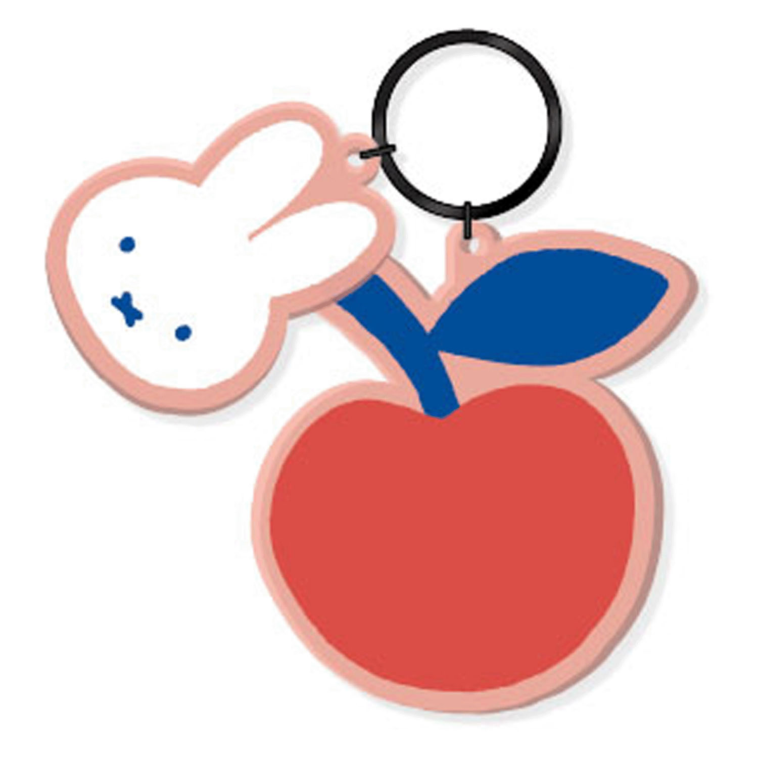 ミッフィー アクリル染色キーホルダー ピンク MIFFY FRUITS miffy - 画像1