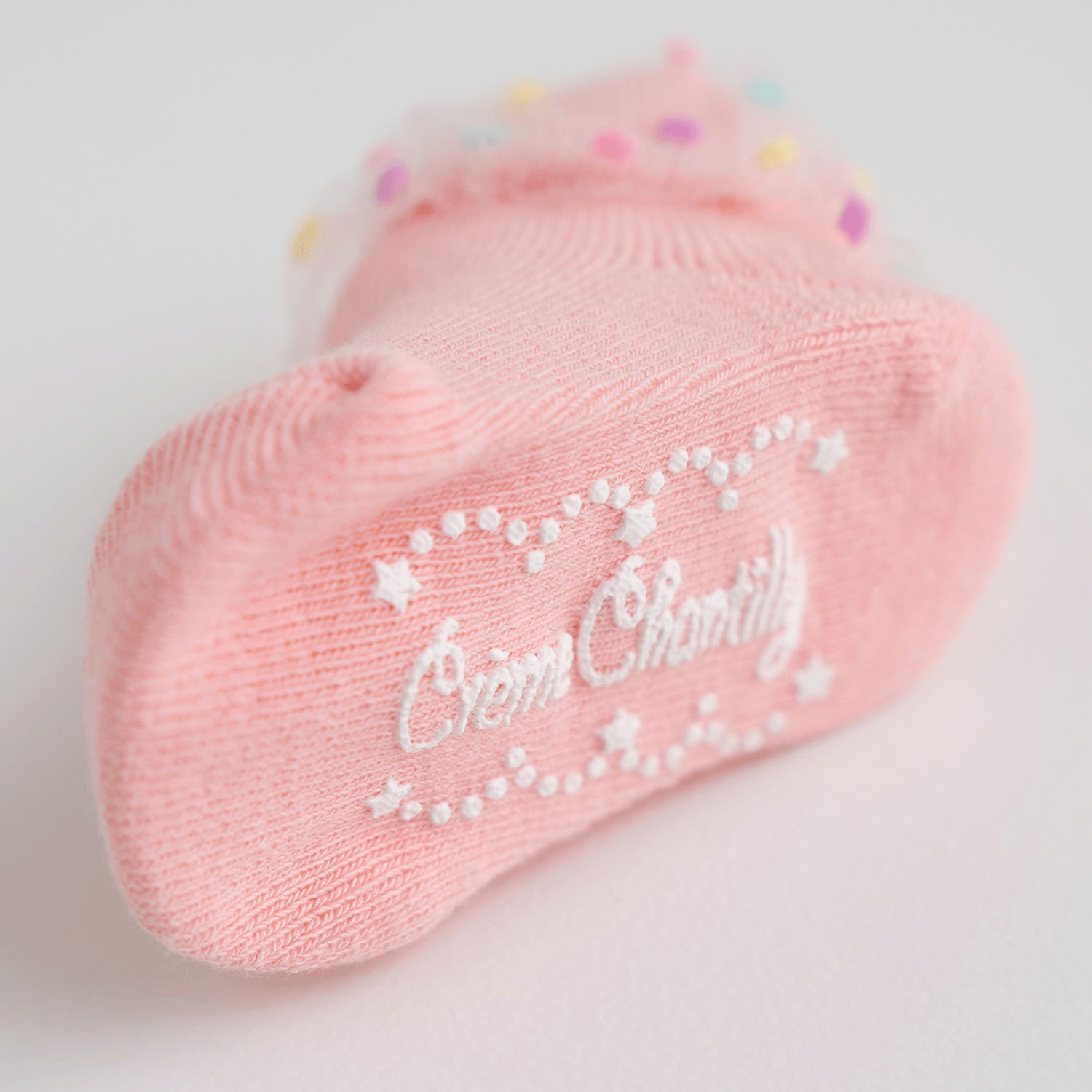 メモリアルソックス＆リボン花柄切り替えスタイ スタイ - 画像6