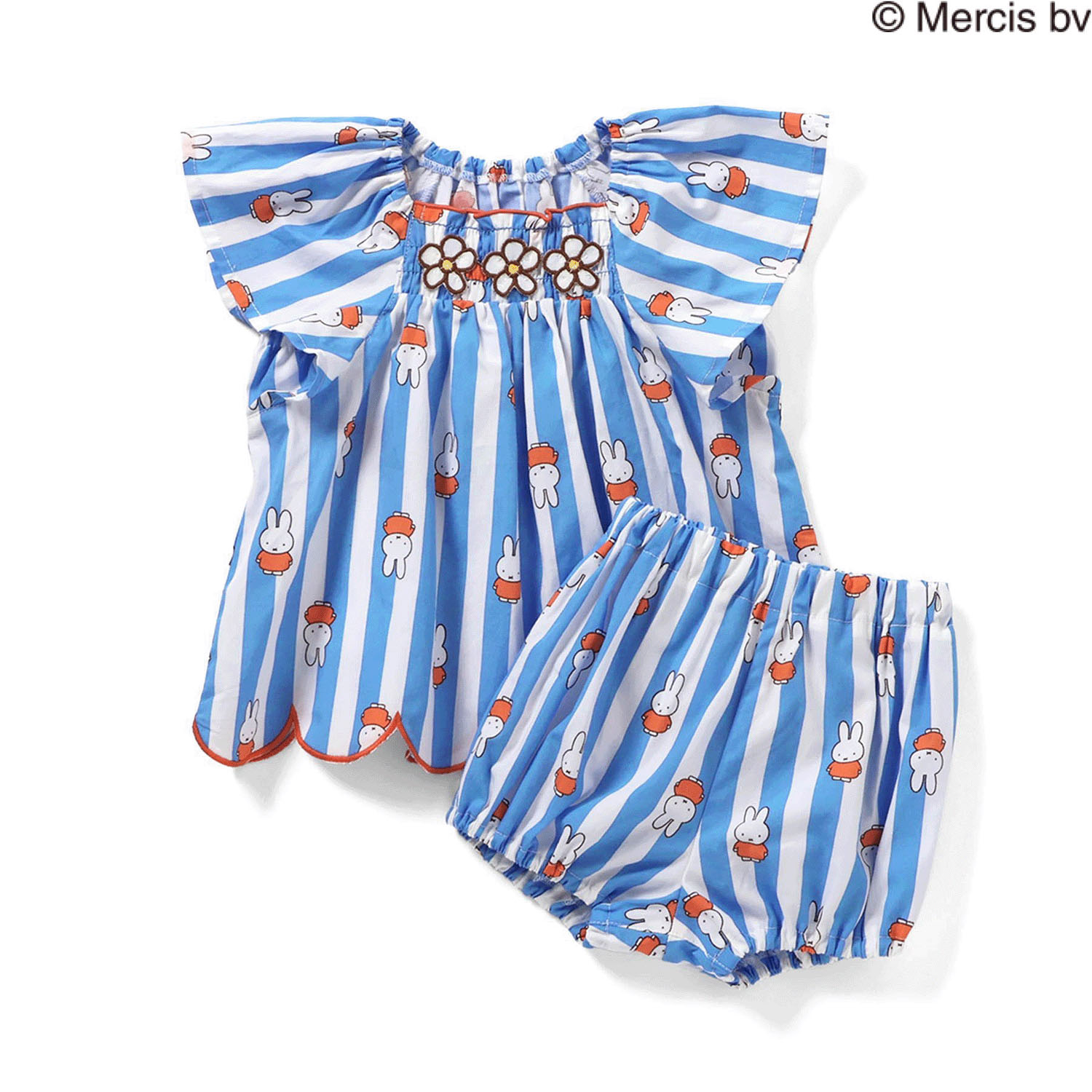 Dick Bruna ストライプベビーセットアップ