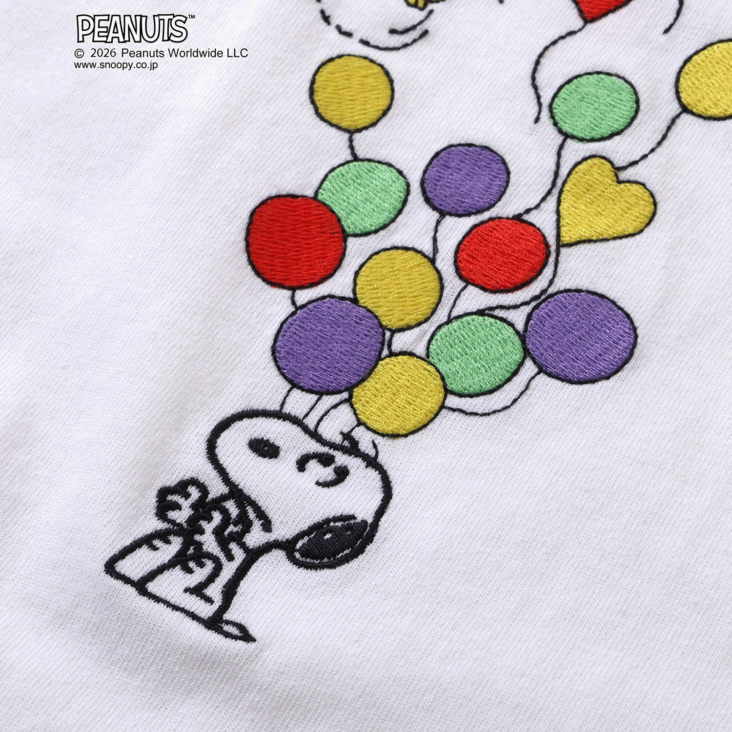 PEANUTS ステッチアートTシャツ - 画像6