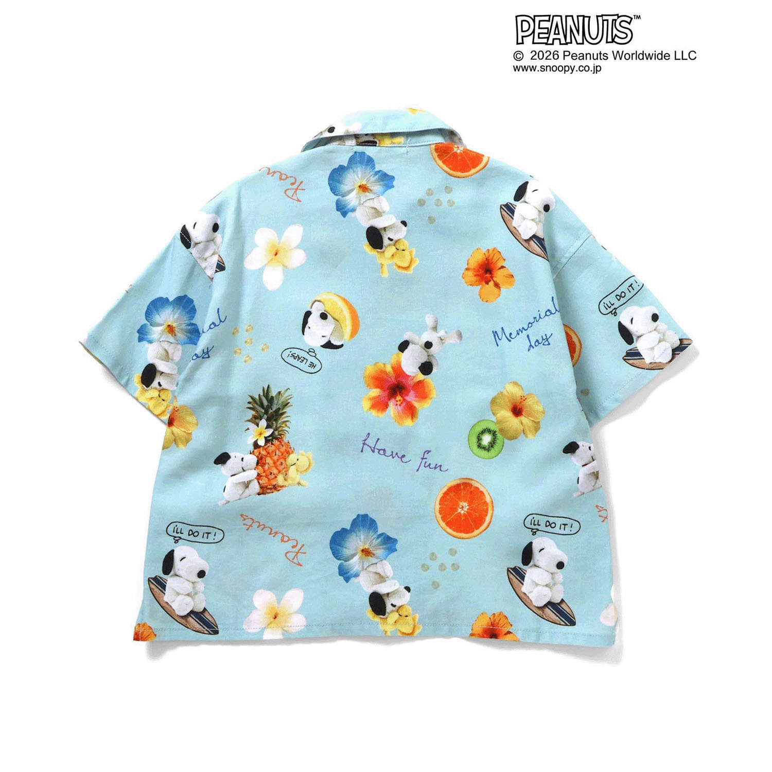 PEANUTS MIX ARTアロハシャツ - 画像7
