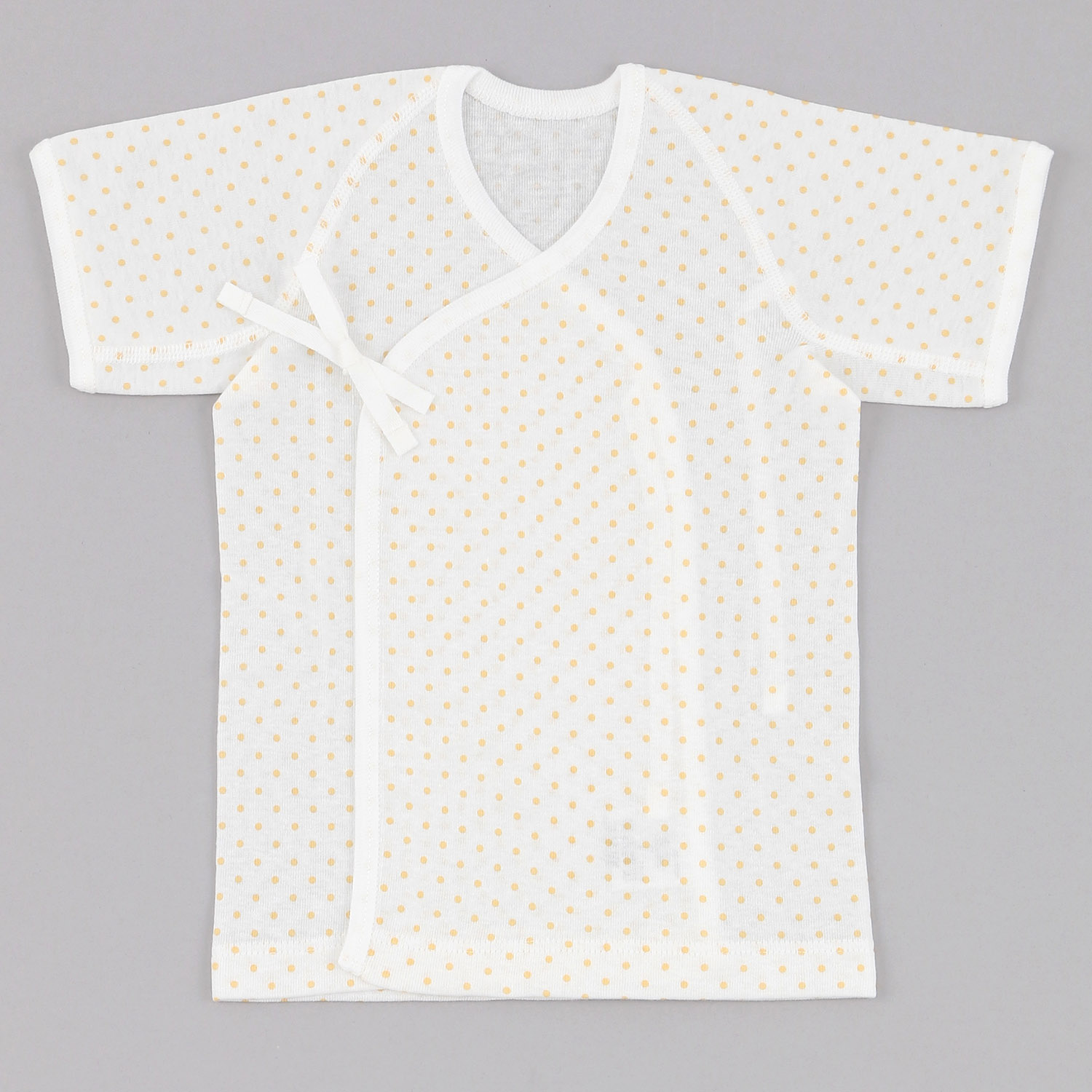 短肌着フライス水玉 - 画像2