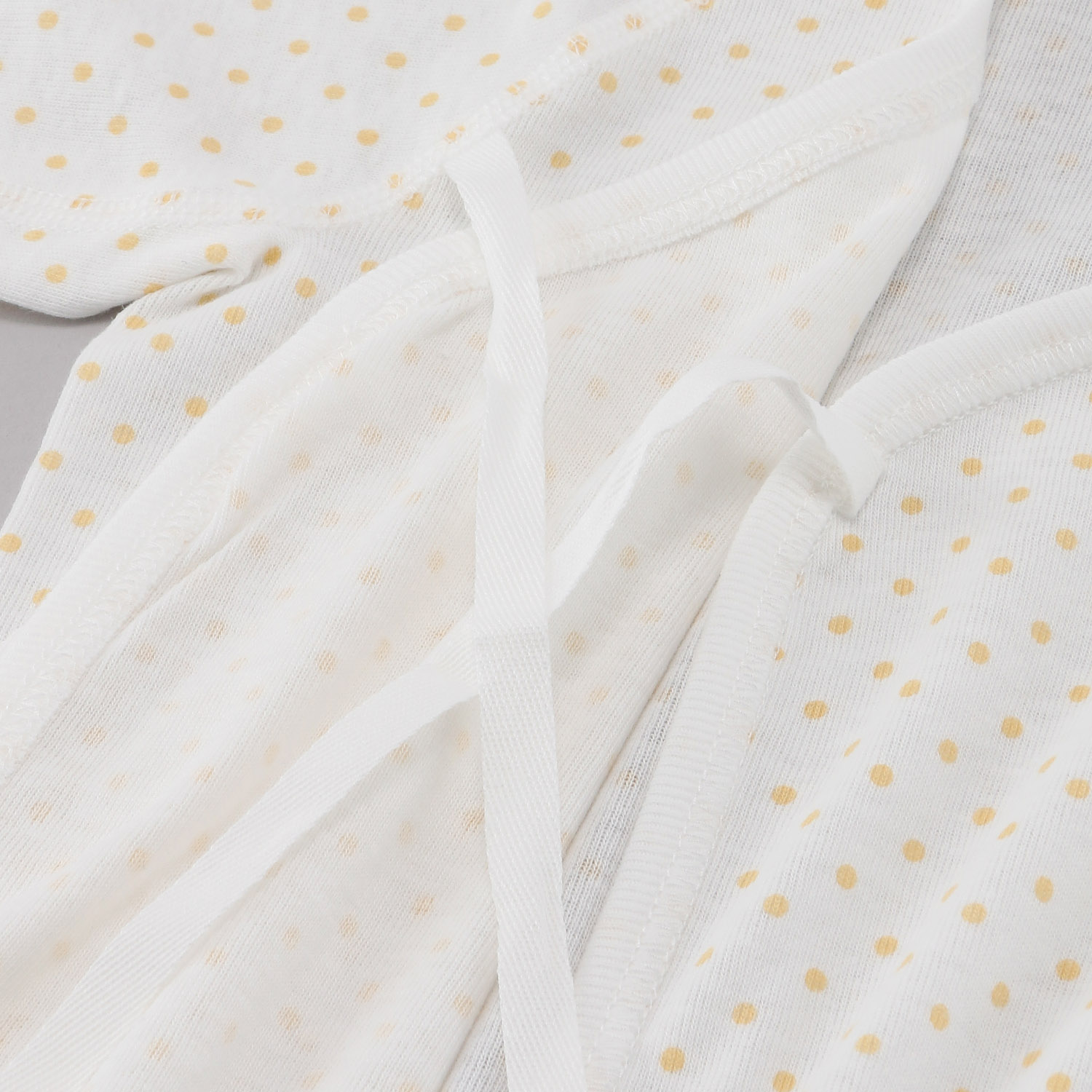 短肌着フライス水玉 - 画像3