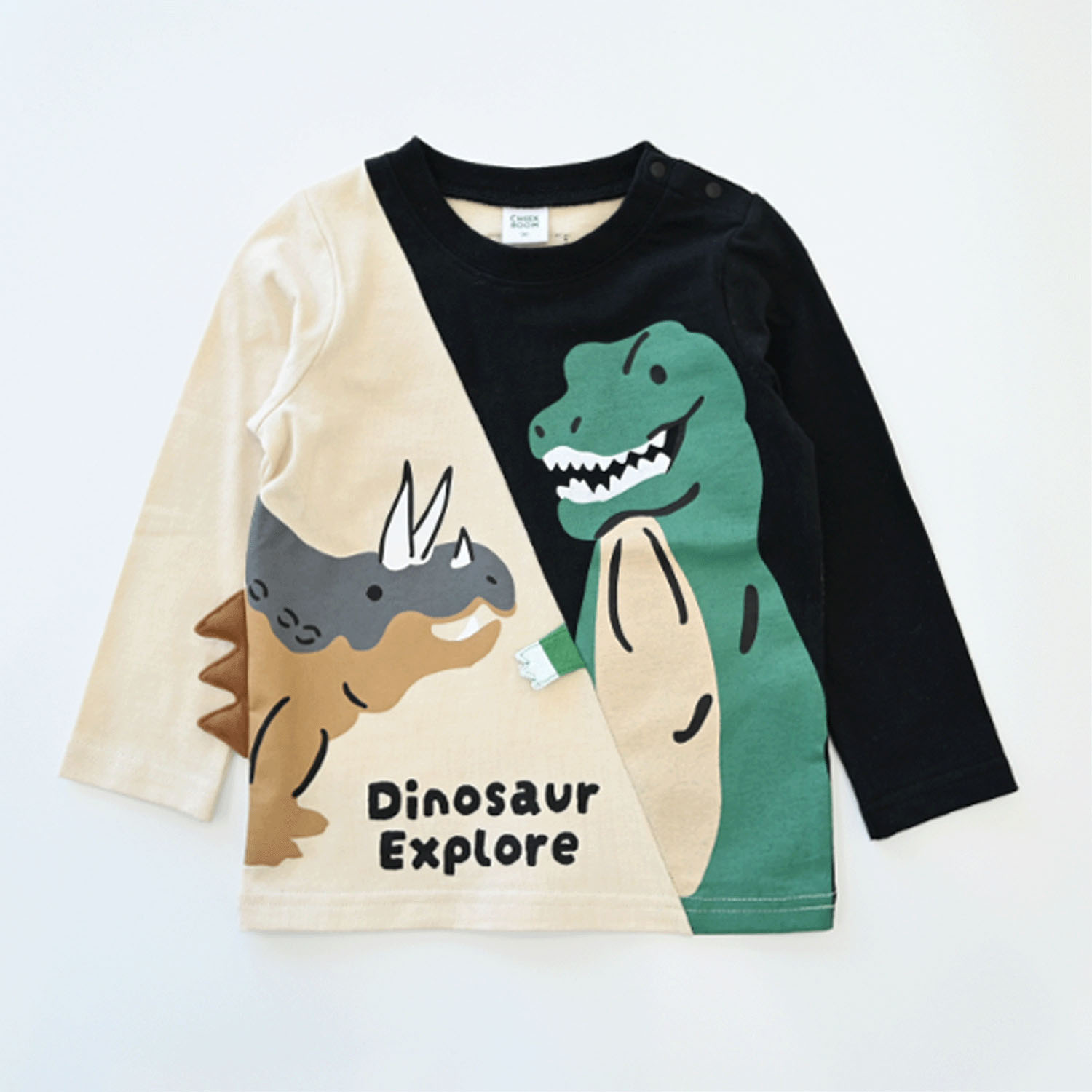 恐竜 ロングTシャツ - 画像2