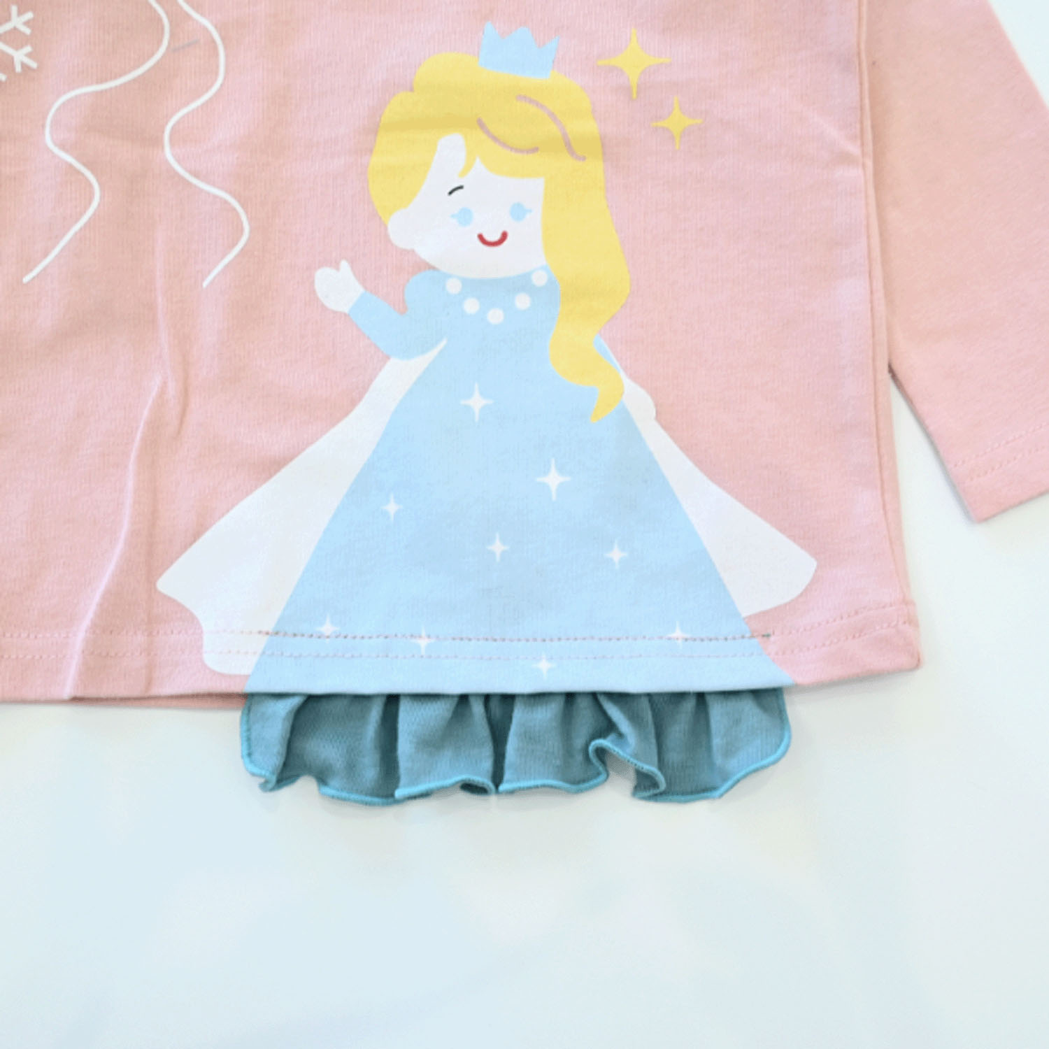 雪のお姫様 ロングTシャツ - 画像10