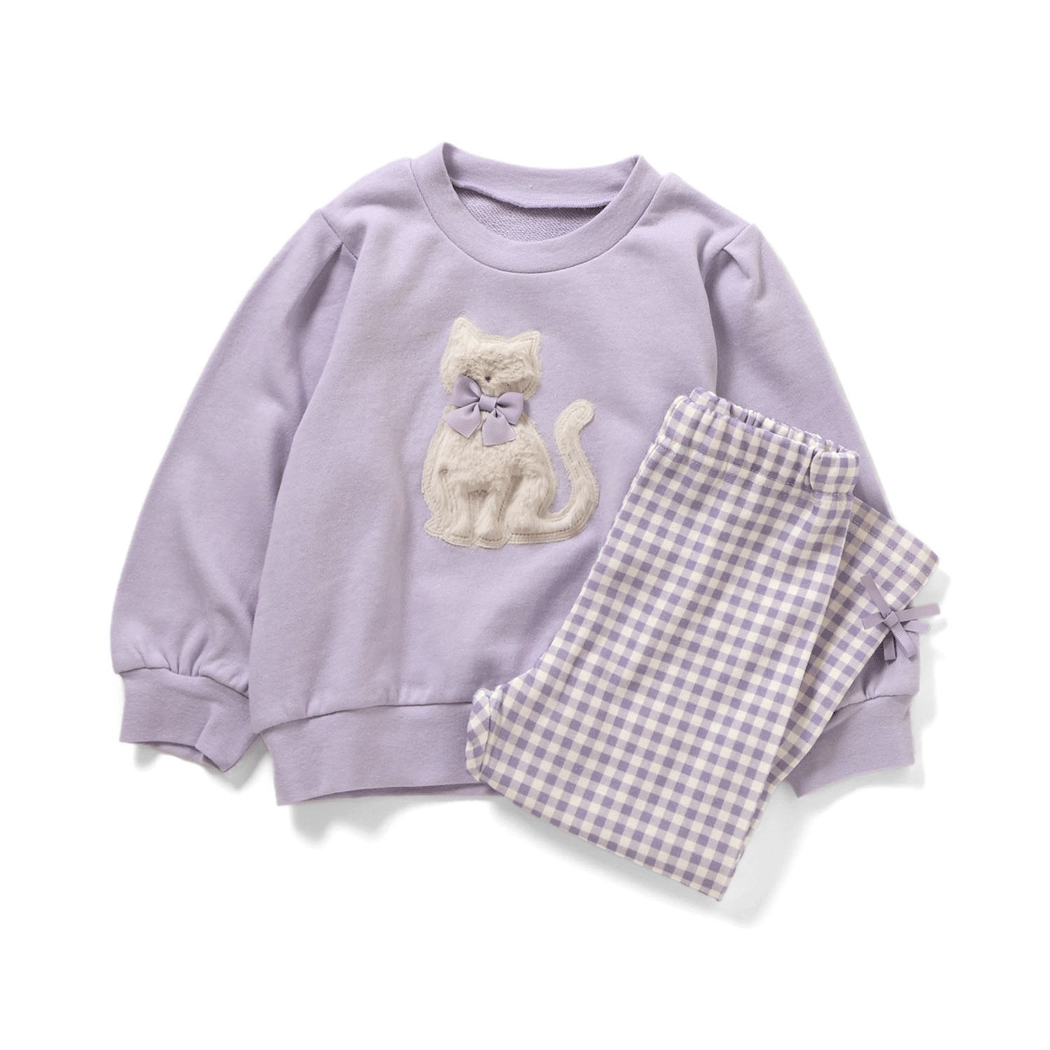 ふわふわモチーフ ストレッチ裏毛パジャマ - 画像14