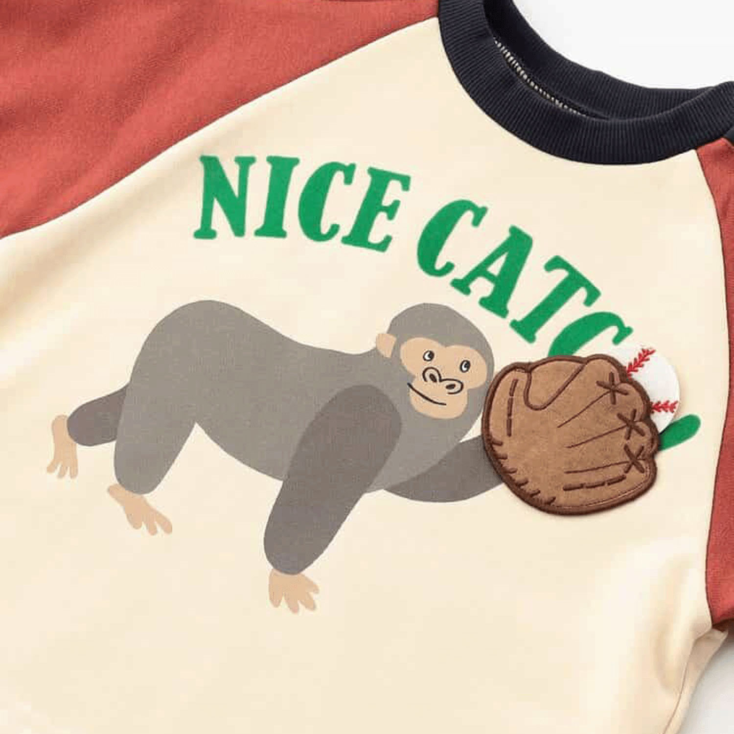 ゾウとゴリラ プリントトレーナー - 画像6