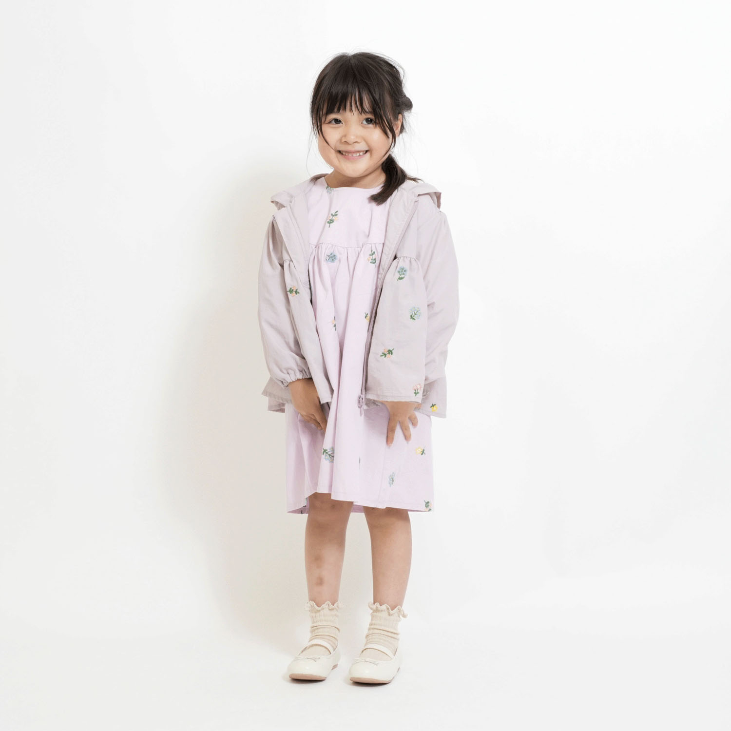 総柄刺繍ウィンドブレーカー - 画像3