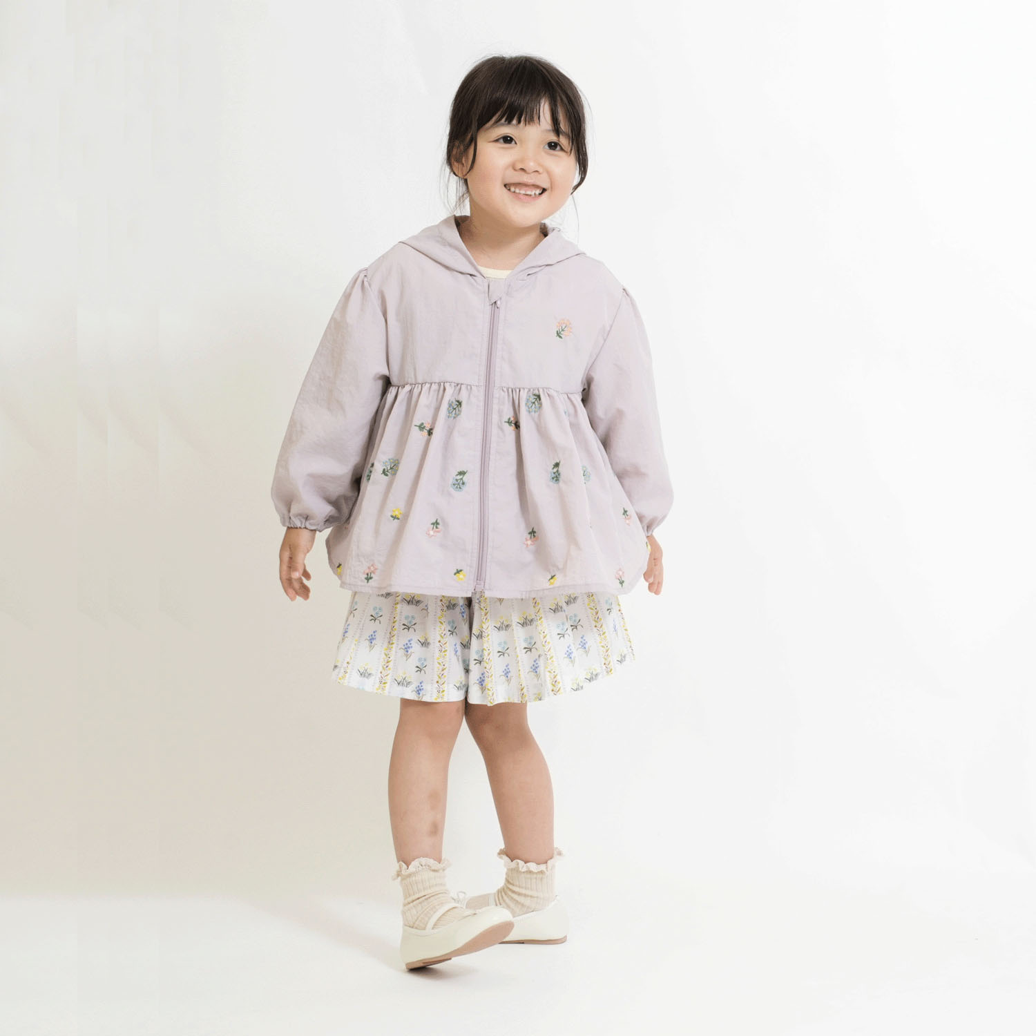 総柄刺繍ウィンドブレーカー - 画像9