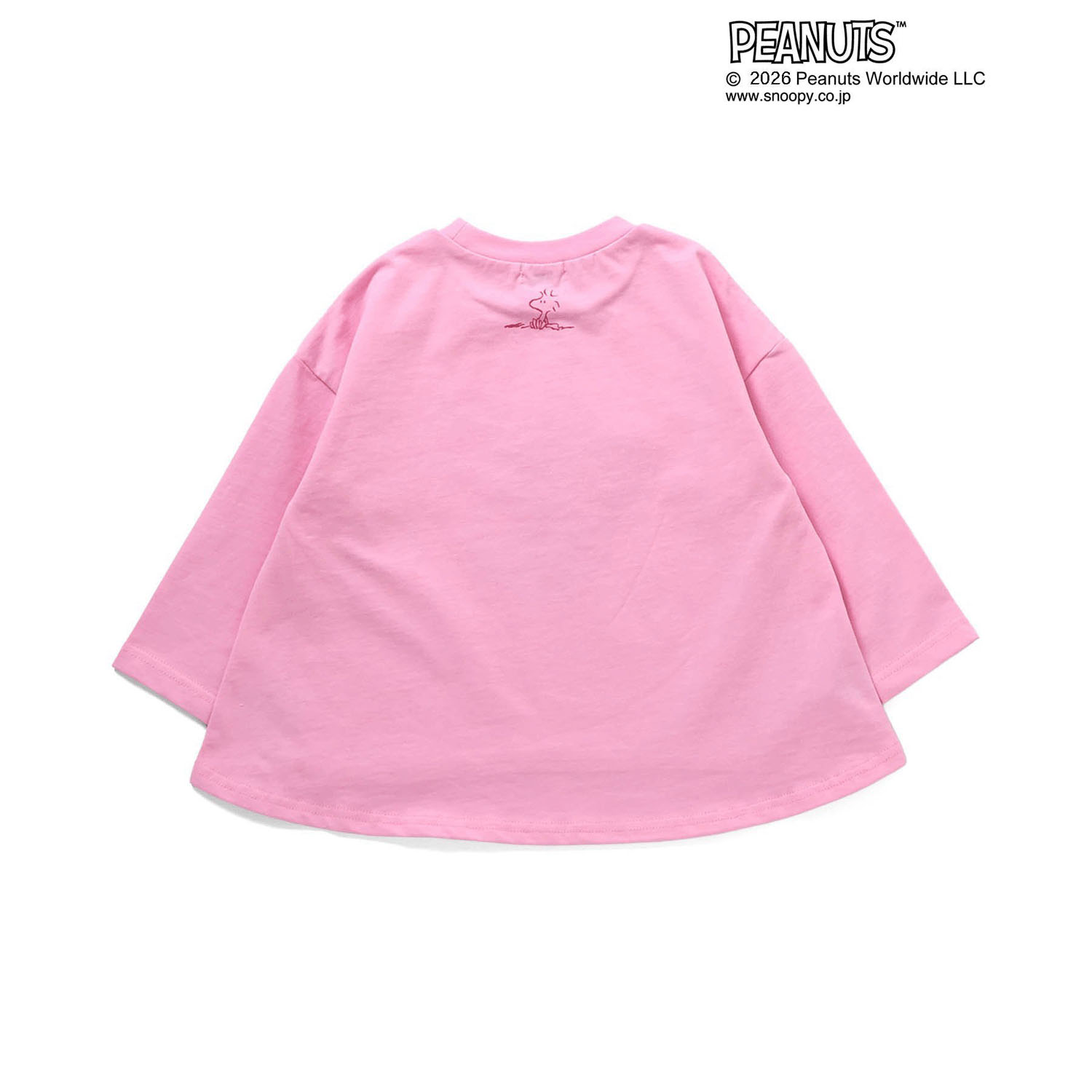 PEANUTS AラインフロッキーTシャツ - 画像3