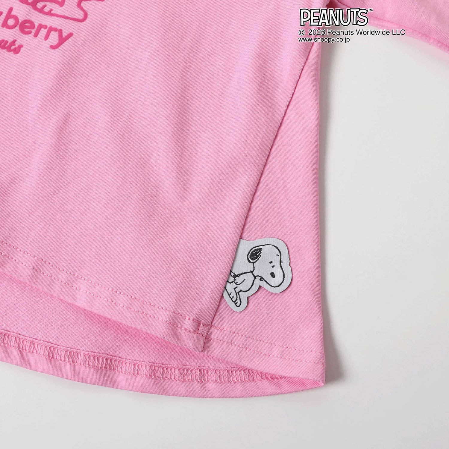 PEANUTS AラインフロッキーTシャツ - 画像8