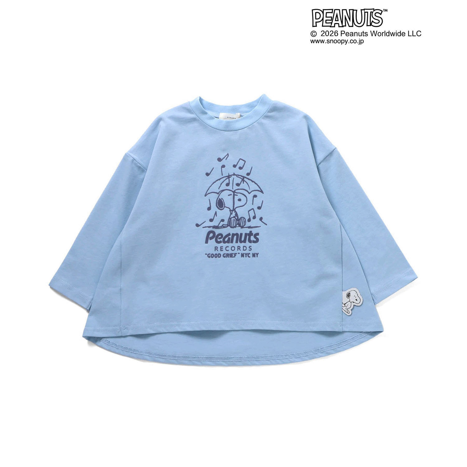 PEANUTS AラインフロッキーTシャツ - 画像10