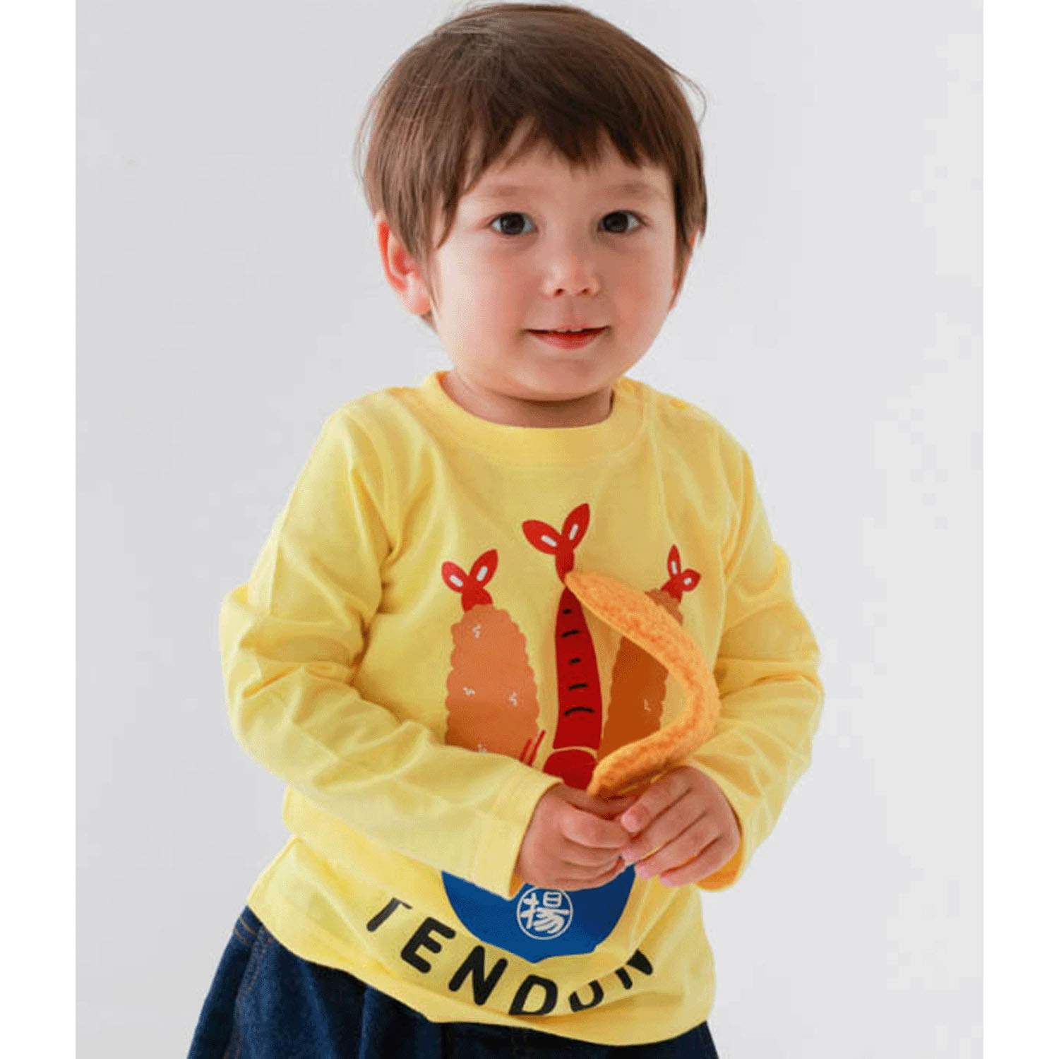 メガ海老天 ロングTシャツ - 画像4