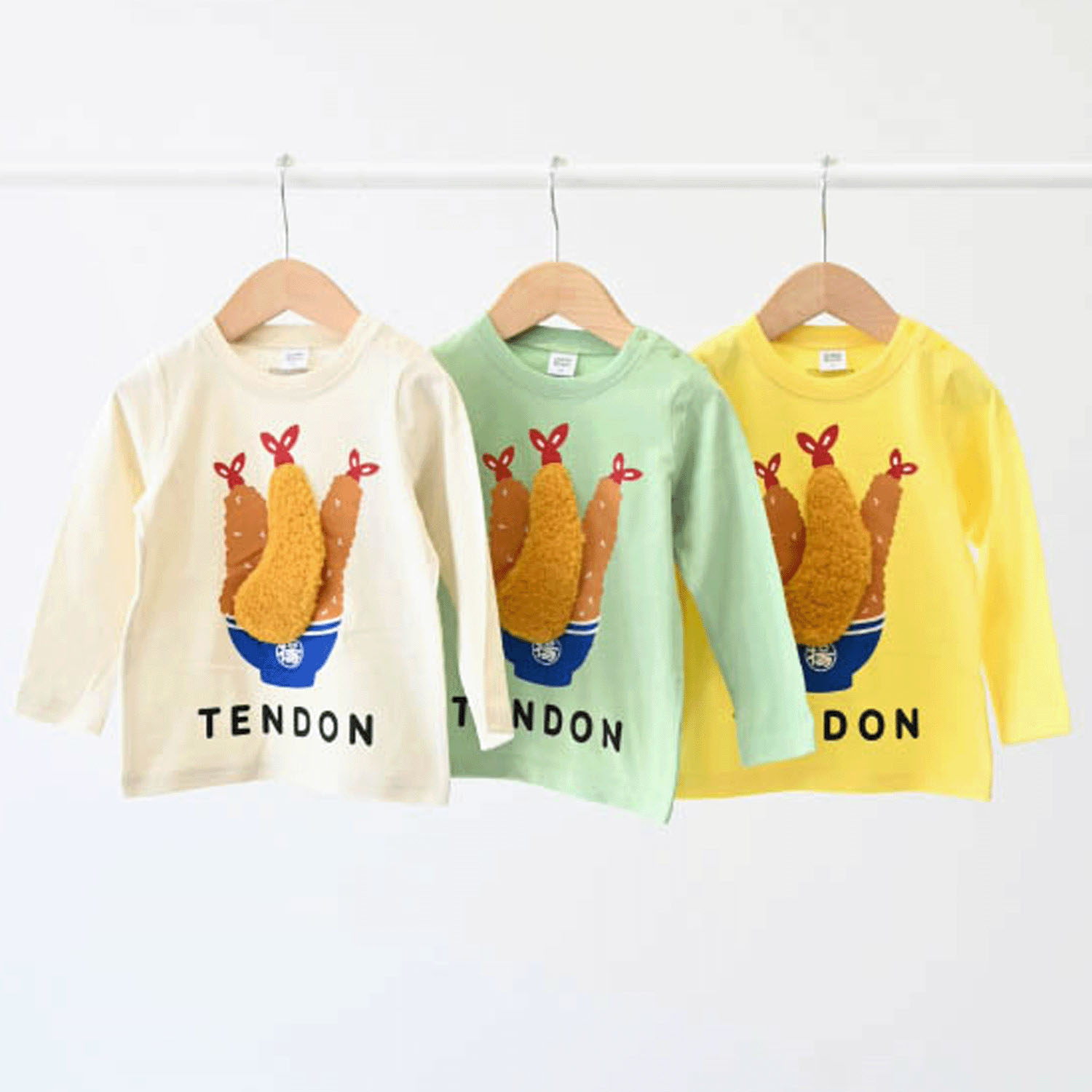 メガ海老天 ロングTシャツ