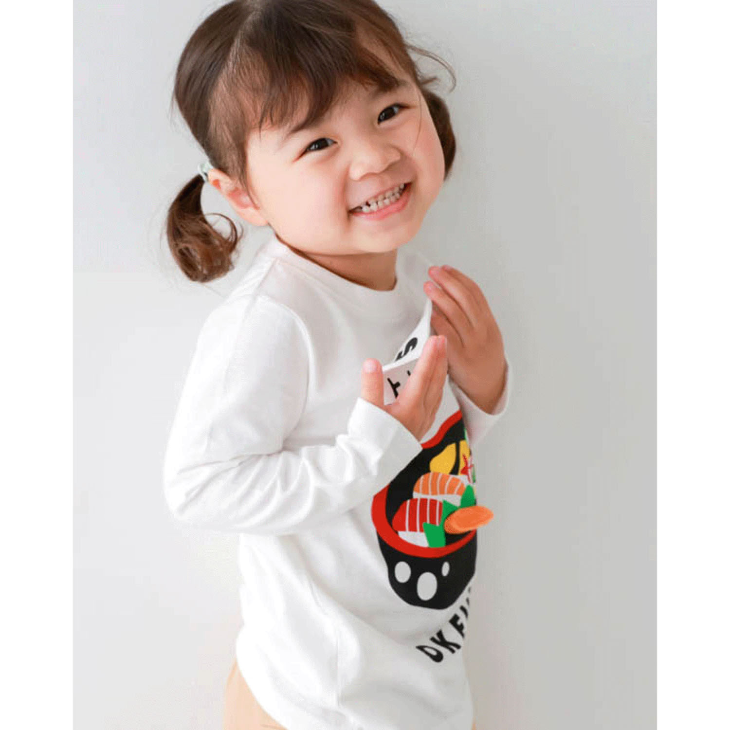 桶のお寿司 ロングTシャツ - 画像3