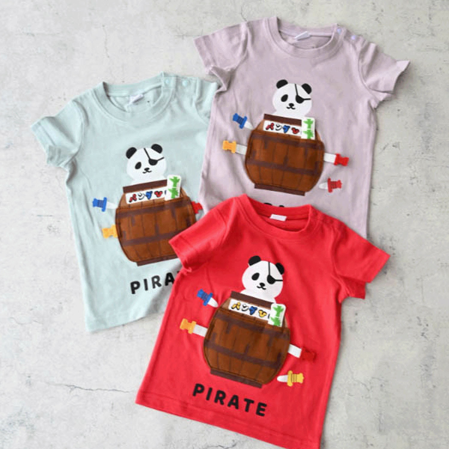 パンダひげTシャツ