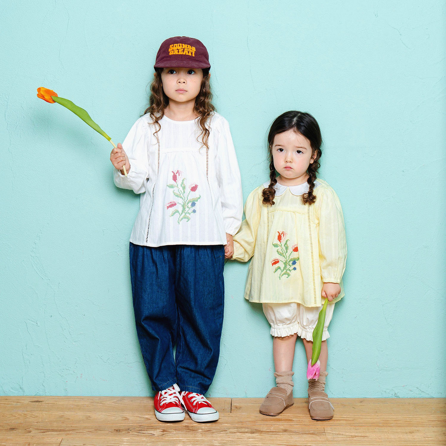 チューリップ刺繍ミルキースーツ - 画像2