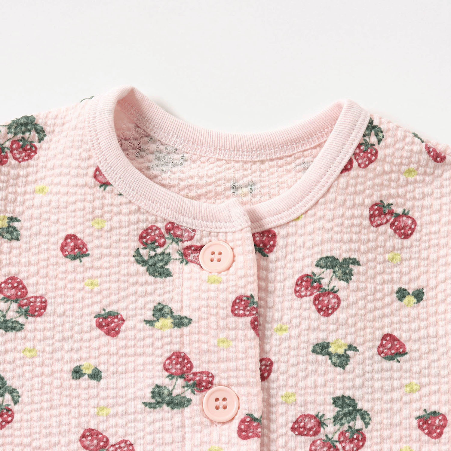 いちご総柄前開パジャマ - 画像2