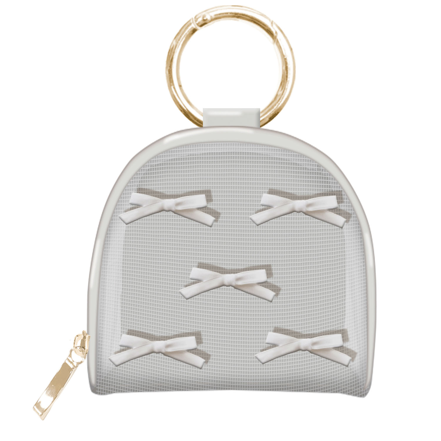 プチリンド ミニポーチ シルバー