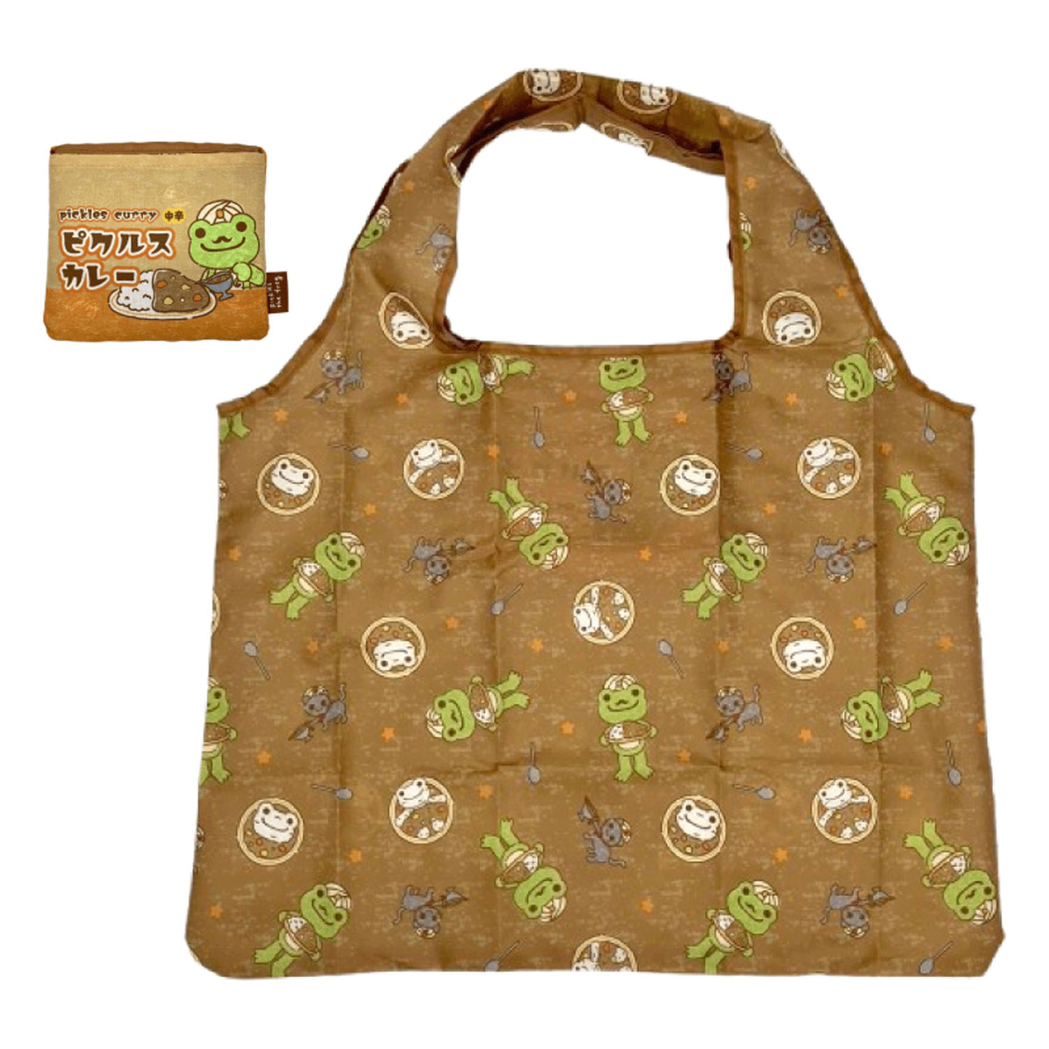 かえるのピクルス スマイルカレーハウス エコバッグ - 画像1