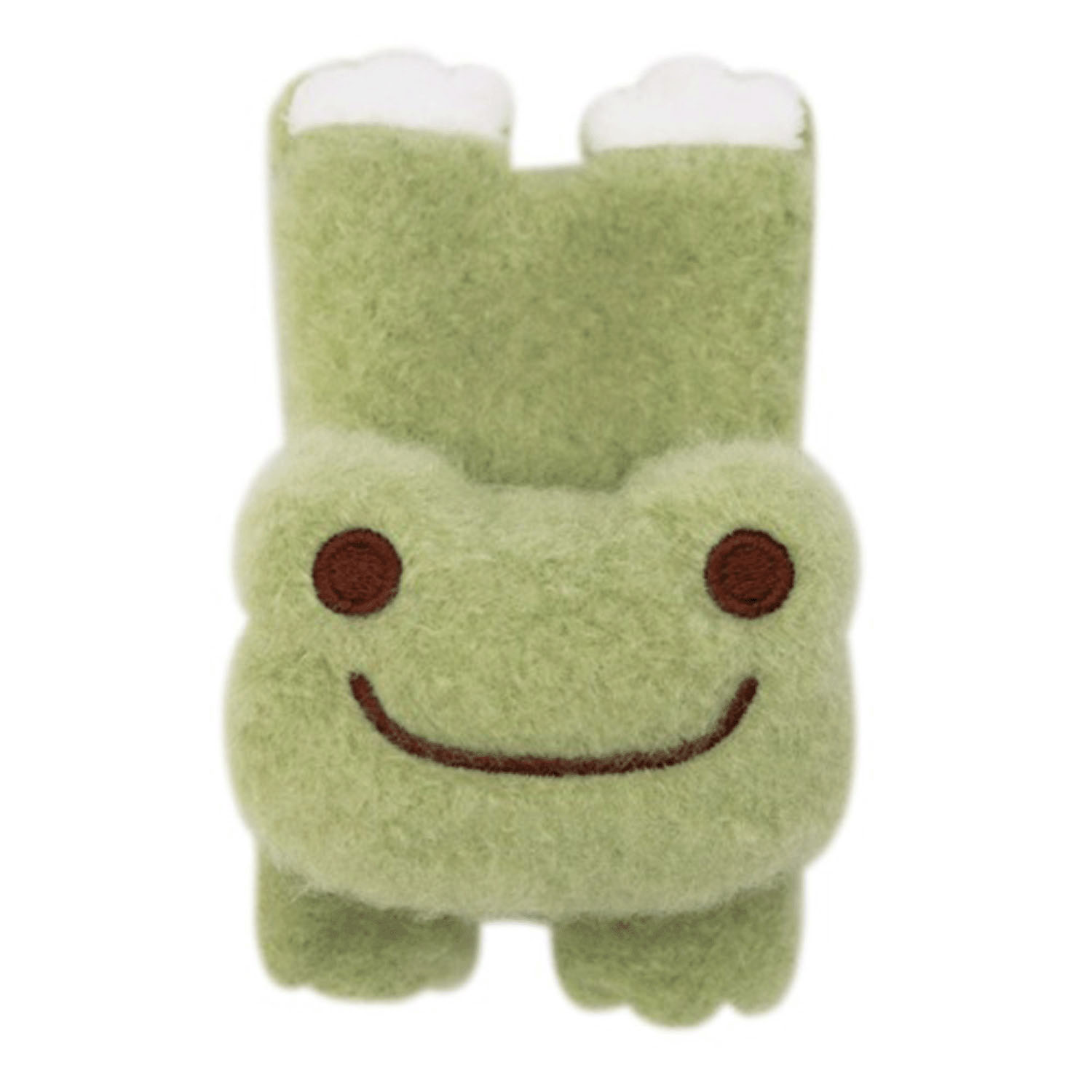 かえるのピクルス ほわっと前髪クリップ グリーン - 画像1